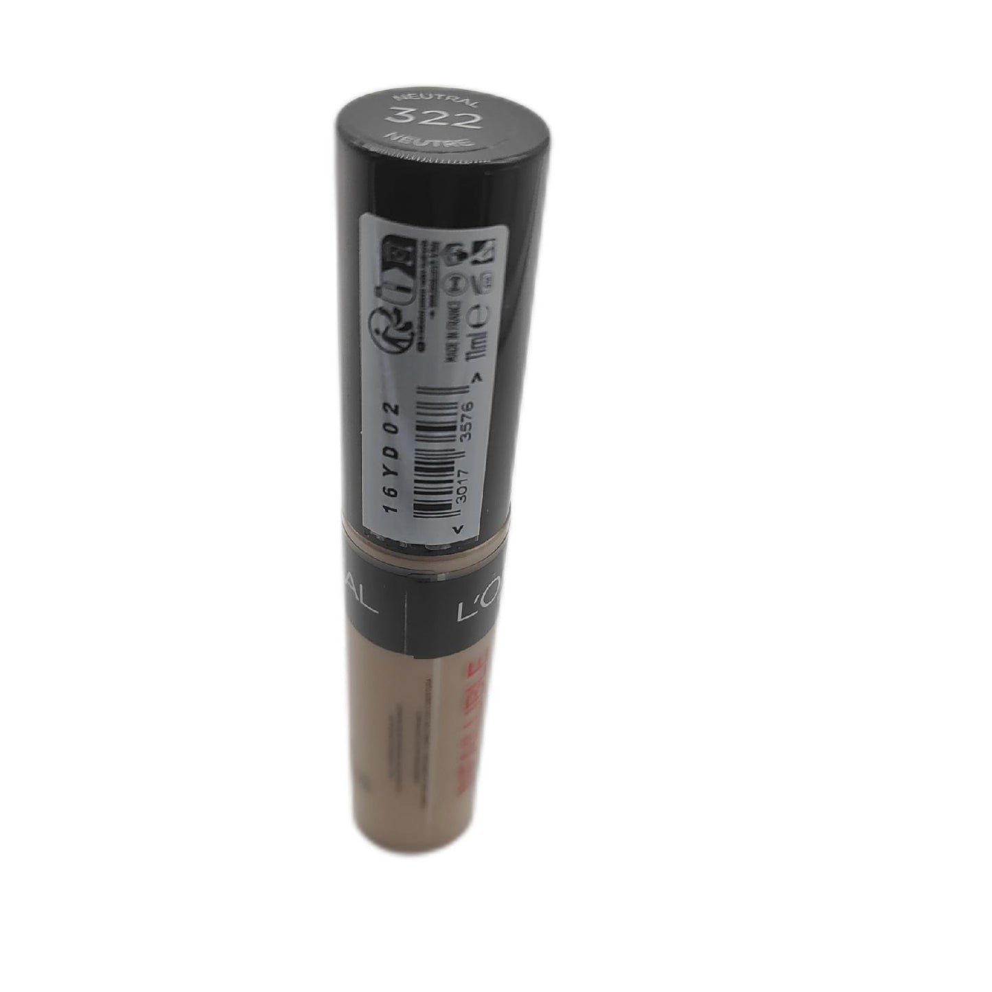 LâOrß©al Paris Infaillible 24H Concealer 2-in-1-Foundation 322 Elfenbein Gesicht