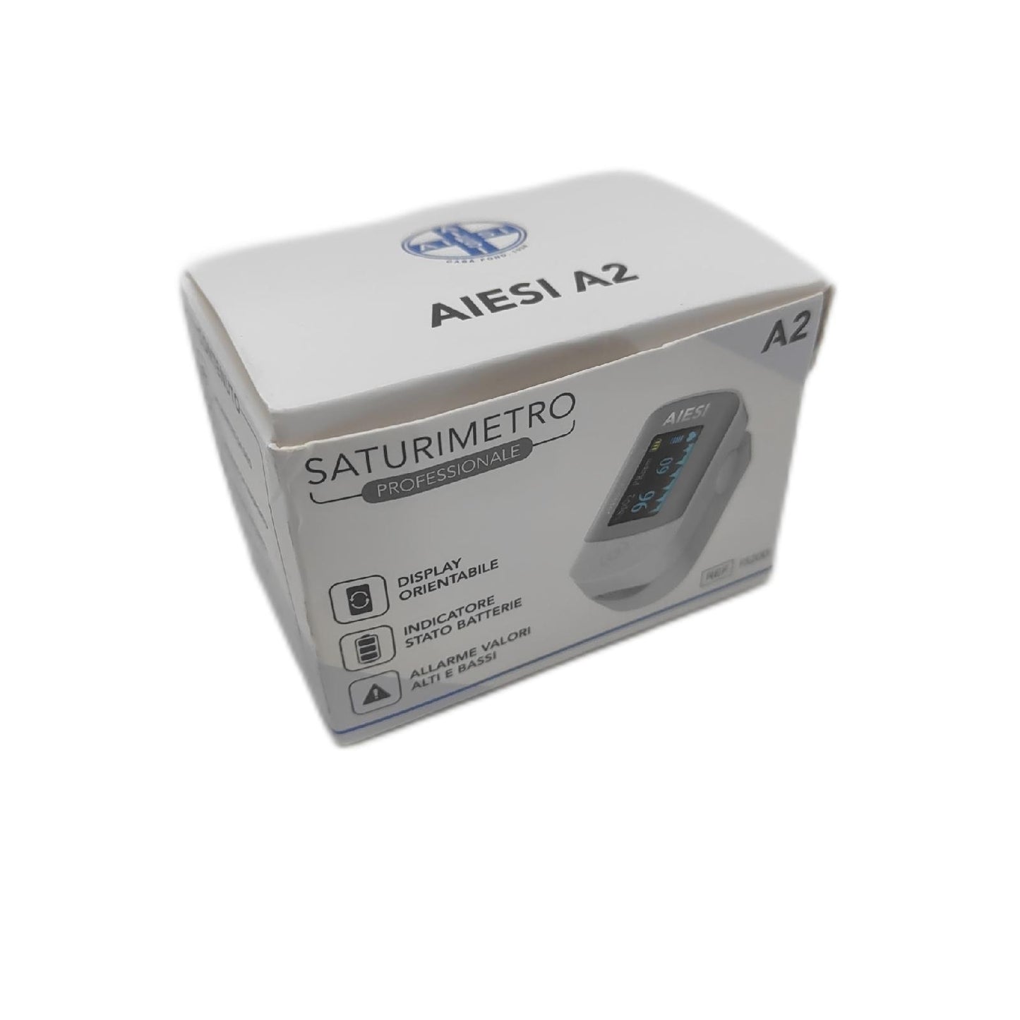AIESI es professionelles Fingerpulsoximeter mit Display