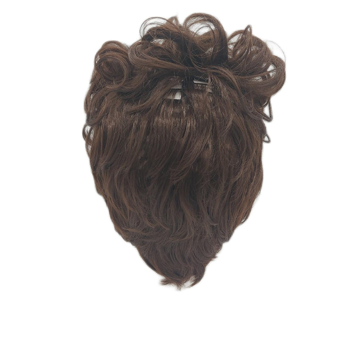Siudus Herren Perücke Haarmode kurze lockige braune Bangs natürlich aussehende Fris