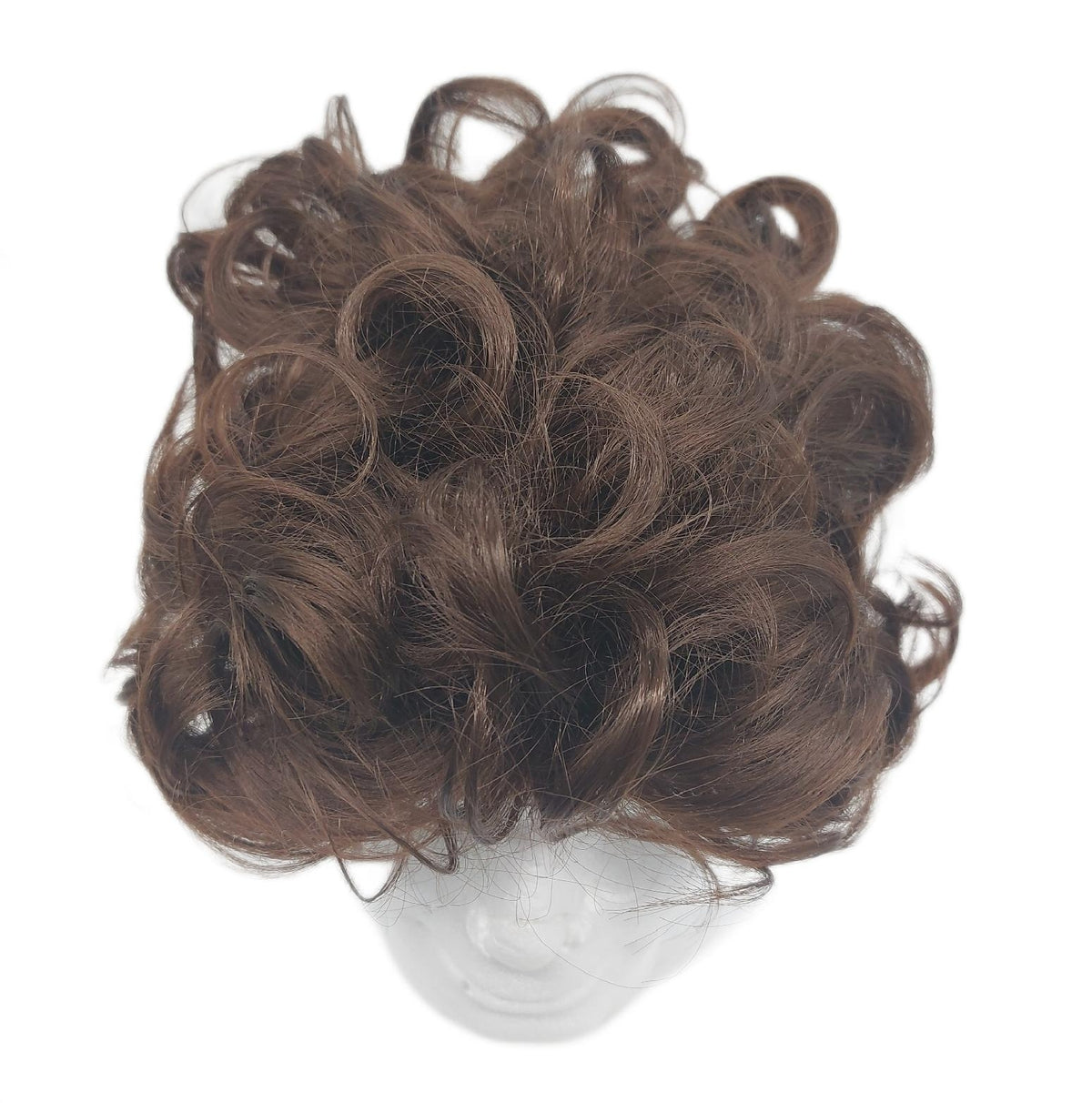 Siudus Herren Perücke Haarmode kurze lockige braune Bangs natürlich aussehende Fris