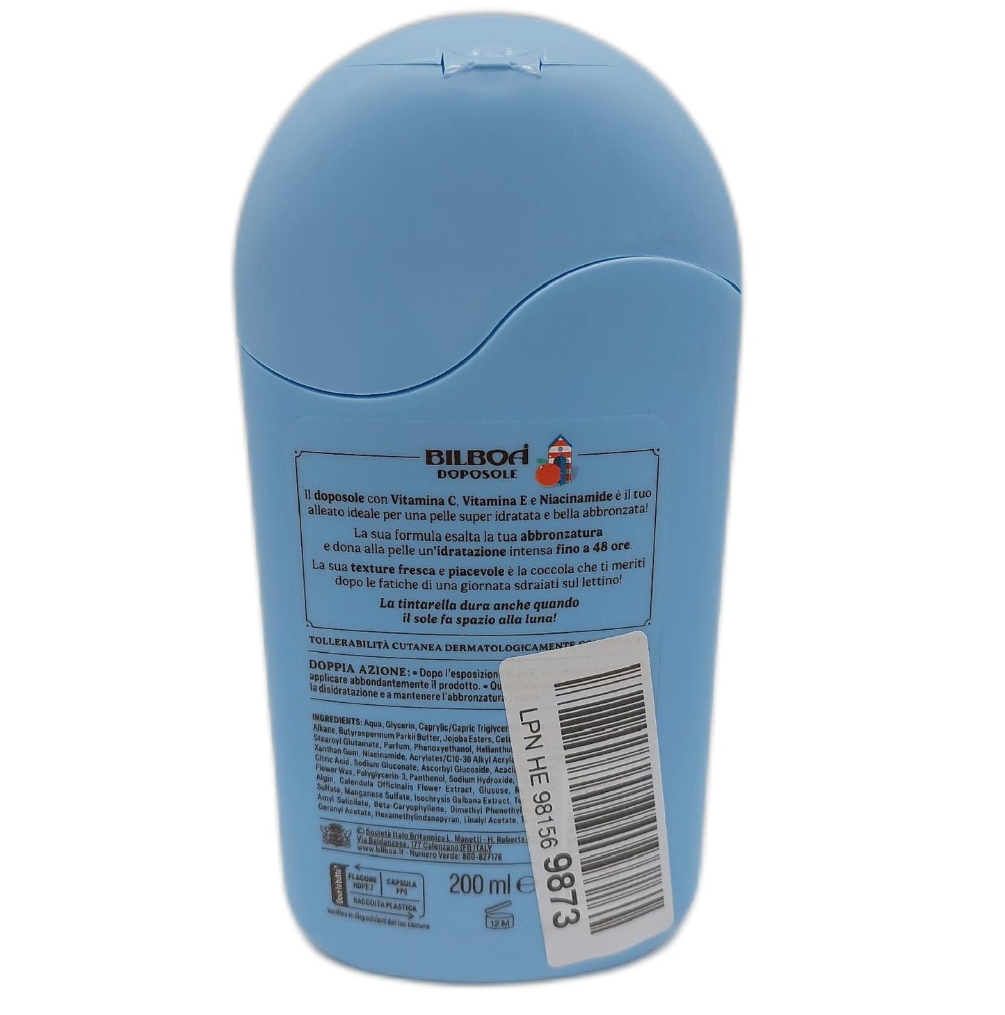 Bilboa After Sun Hautpflege Pflege Multivitamin Lang anhaltende Bräune Sunshine Pflegeform