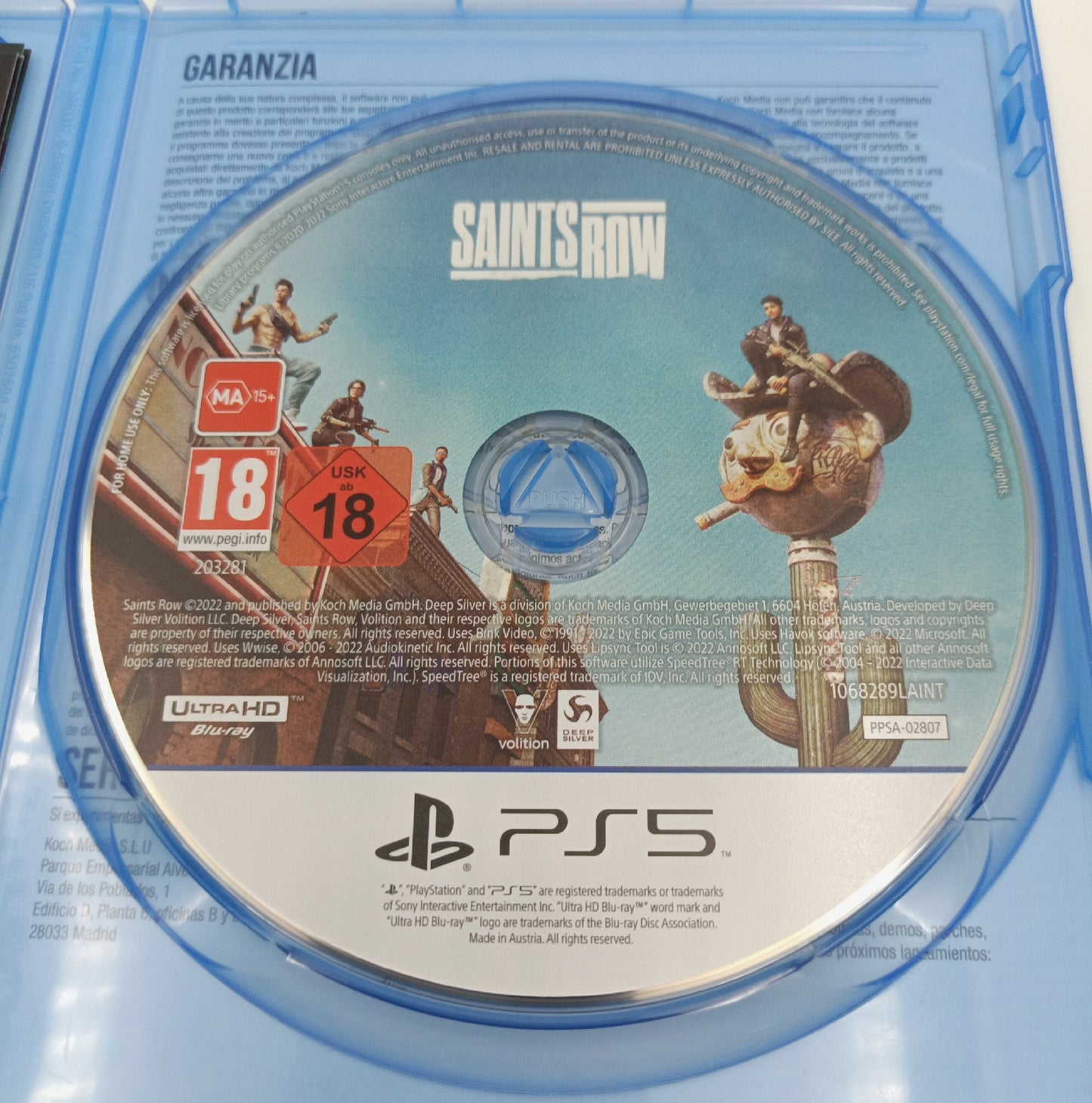Deep Silver Saints Row Criminal Customs Edition Playstation 5 USK 18