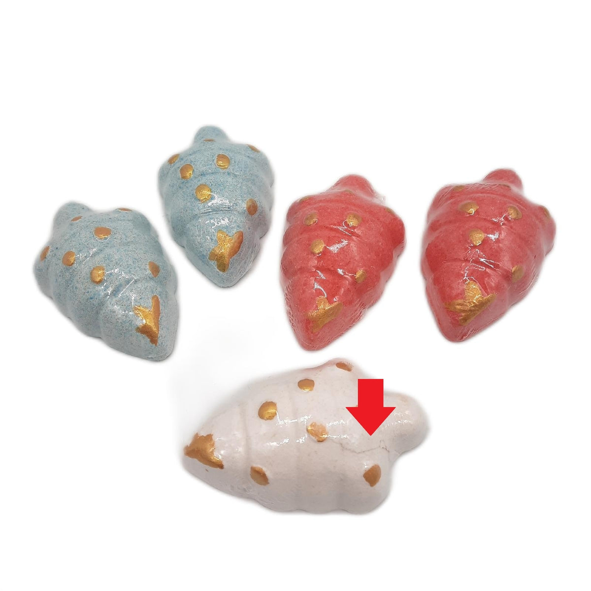 Französisch Trendiges Set mit Badebomben als Weihnachtsgeschenki - Unvollständig