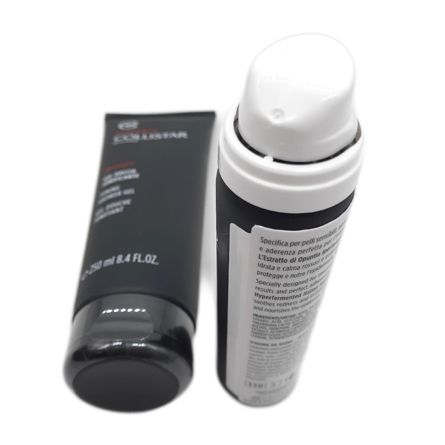 Collistar Herren Set Duschpflege Rasur Belebendes Duschgel 250 ml Tasche Pflege