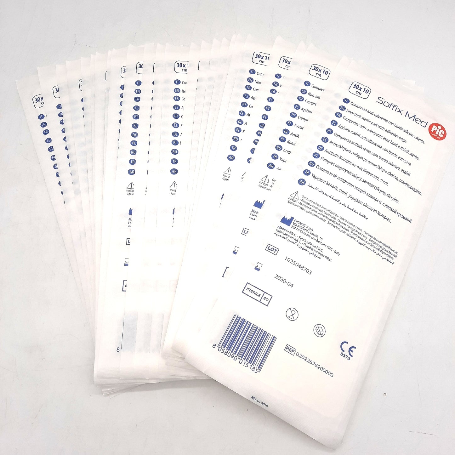 Pic Solution Soffix Med Ultra-sanftes postoperatives Pflaster, 30 cm Länge X