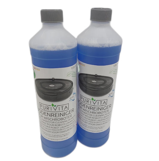 PURIVITA Bodenreiniger Wischroboter 2000ml streifenfrei 2 Fl