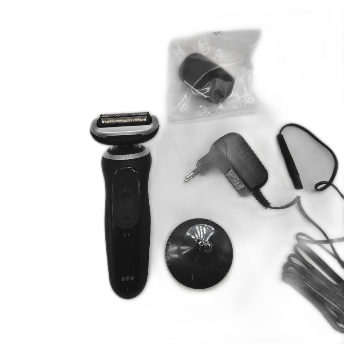 Braun Serie 7 Elektrorasierer Wet Dry Barttrimmer für Männer lädt nicht