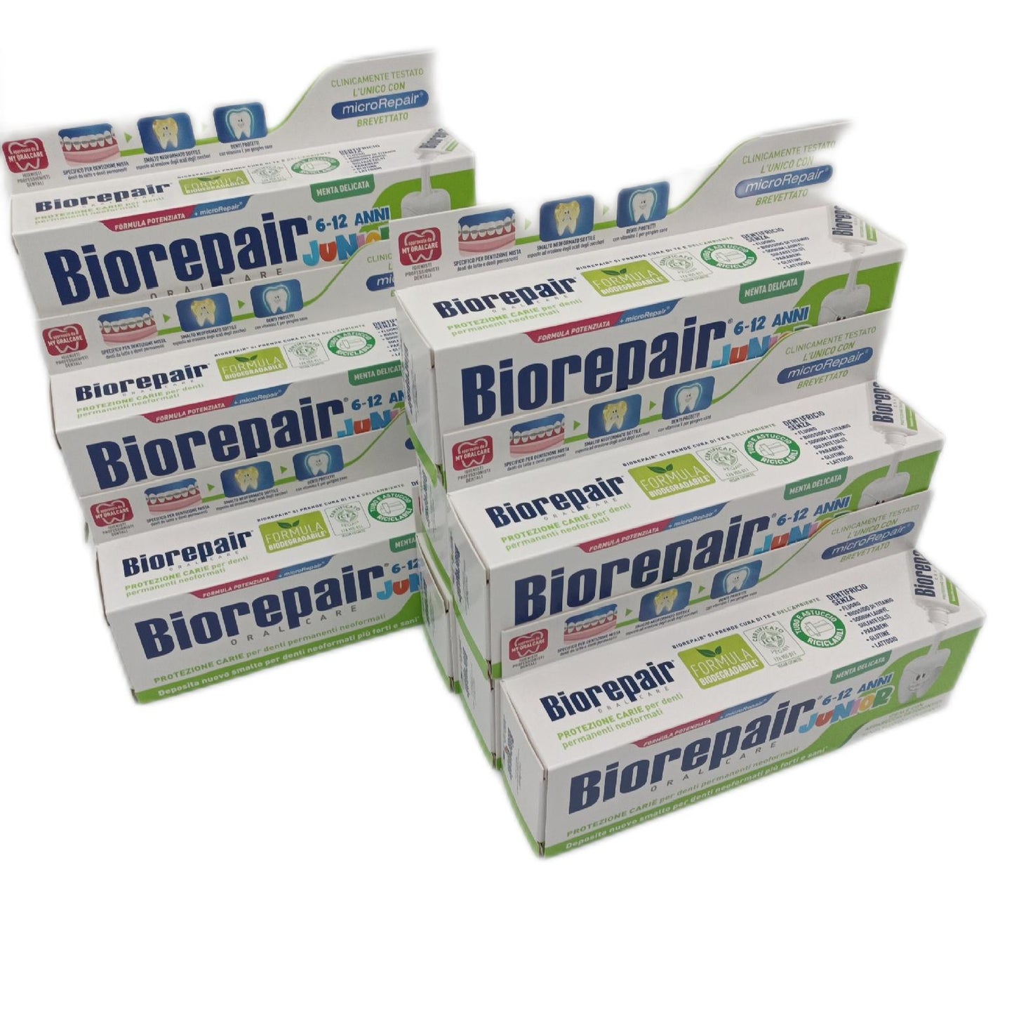 Biorepair Zahnpasta Kinder Zahnpflege Junior 6 12 Jahre 12 Pack