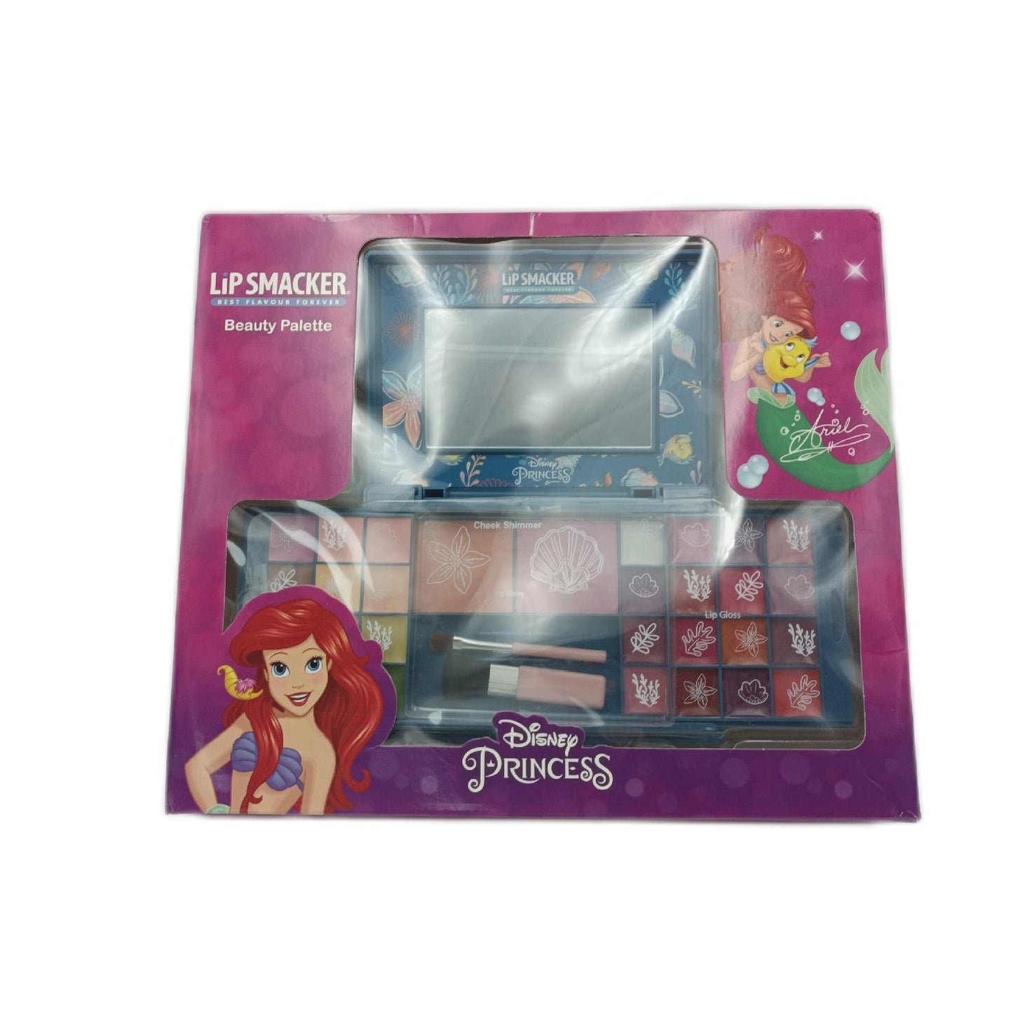 Lip Smacker Make up Set Kosmetik Beauty Palette Princess Ariel Geschenkset Lipgloss bunt