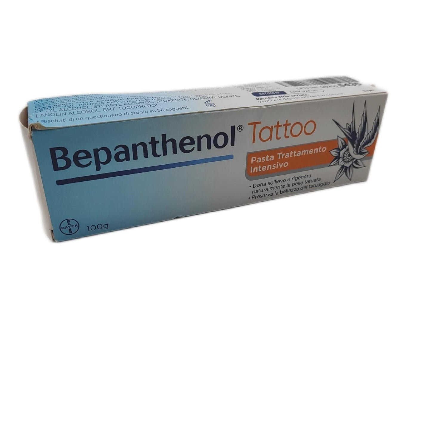 Bepanthenol Creme Intensivpflege Körper Tattoo Paste Hautpflege optimaler Schutz