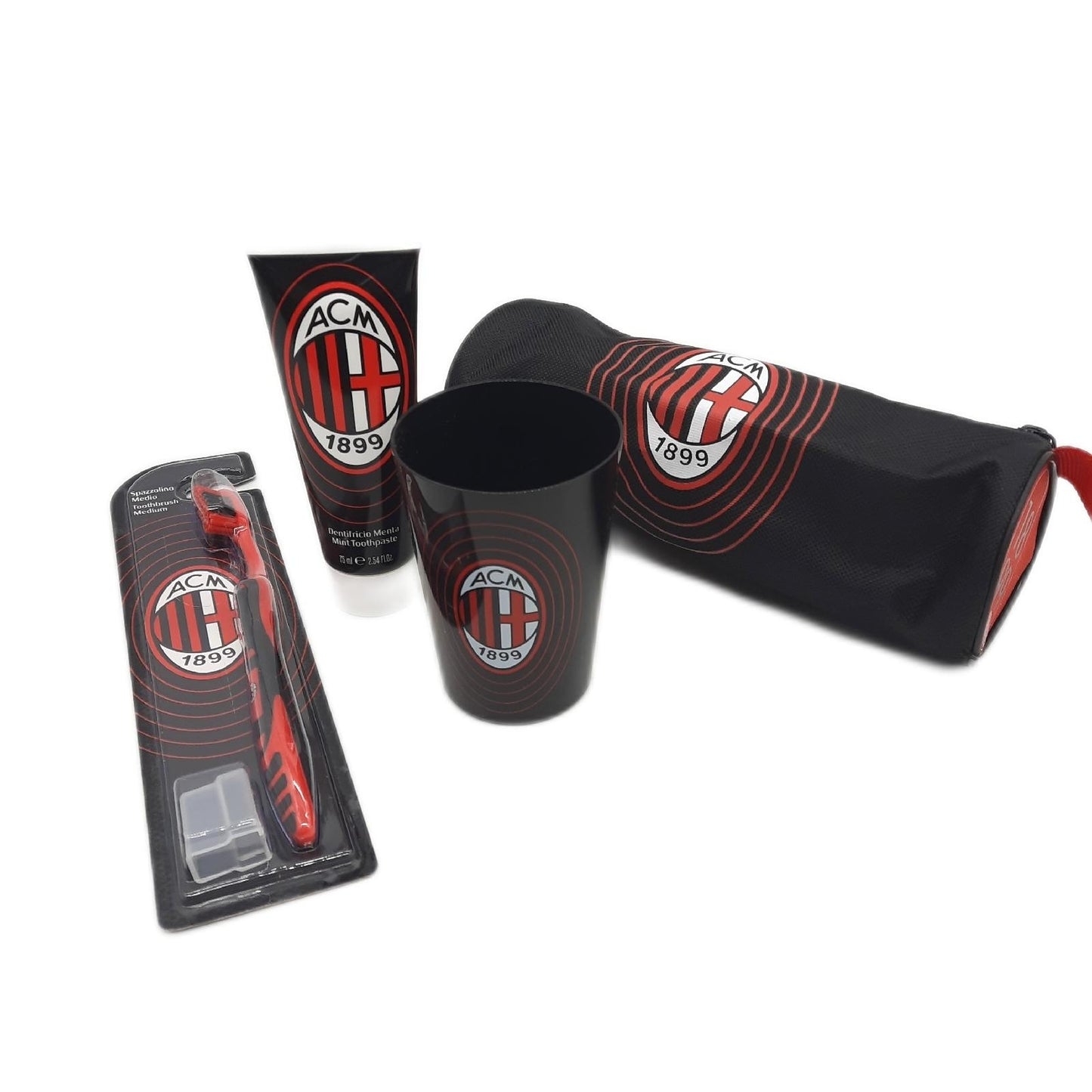 AC Milan Geschenkset Körperpflege Bad Dusche Set Hygienisch Frisch Pflege