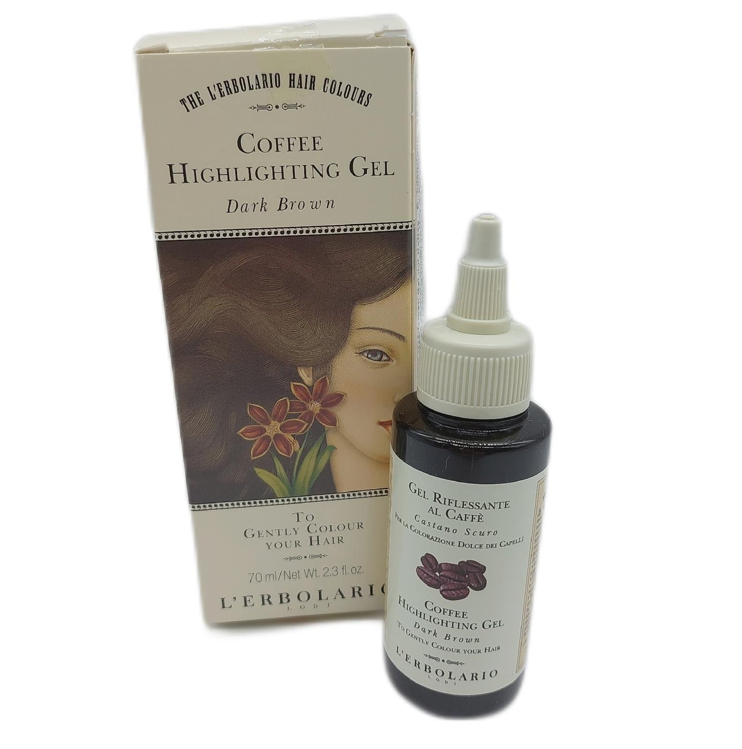 LErbolario Haarfarben Pflege Haare LErbolario Gel Kaffee Dunkelbraun natürliche Farbe