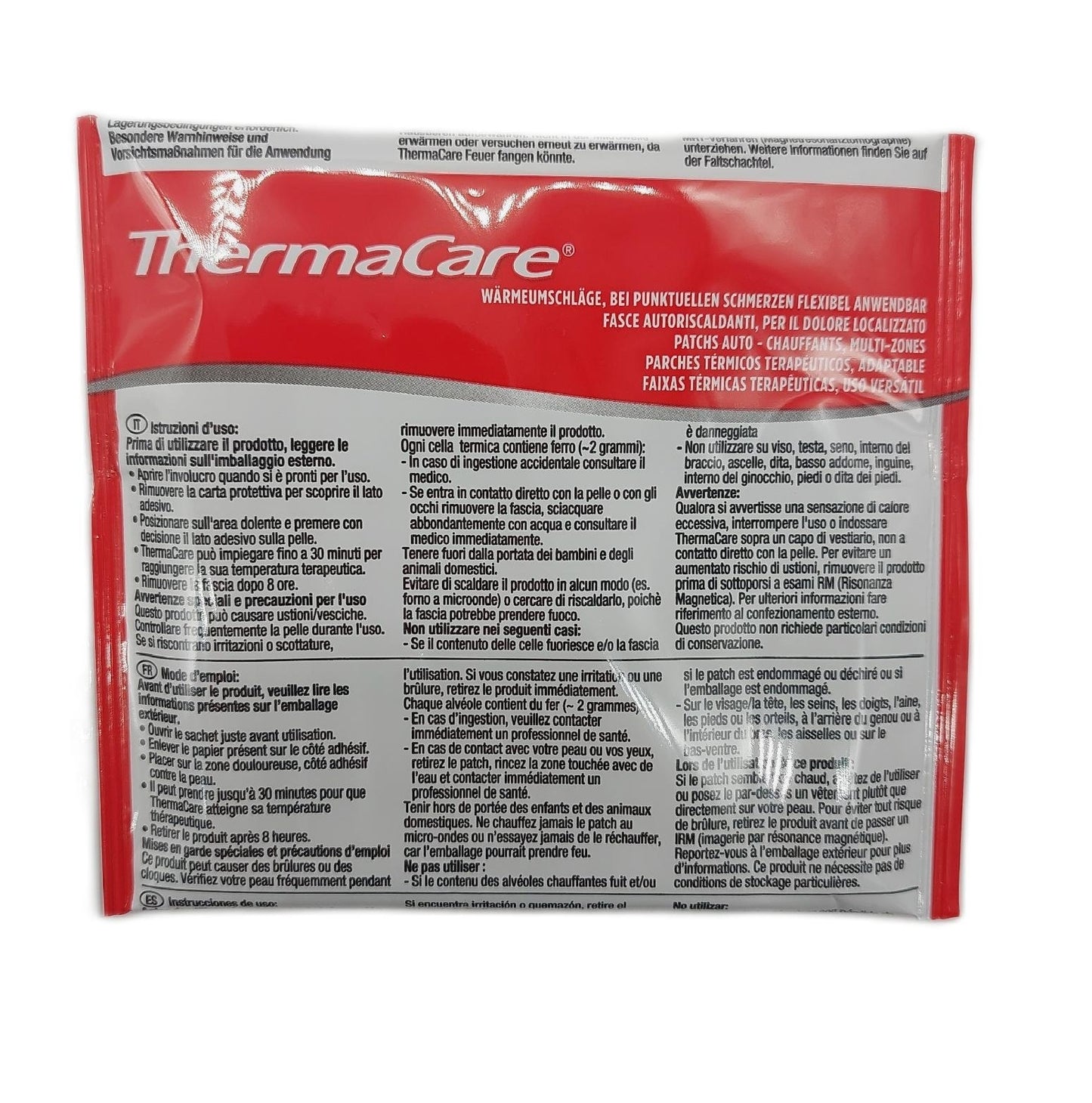 ThermaCare Wärmebänder Schmerztherapie selbstwärmend Vielseitig lokalisiert Schmerzen