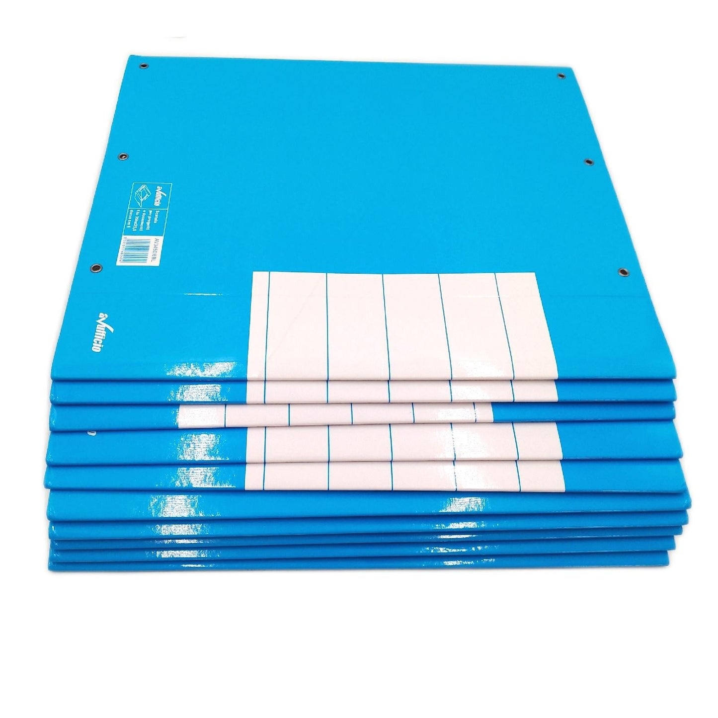 Projektmappe Beschichteter Karton Büroorganisation 3 Fach Verschluss Glänzend Oberfläche