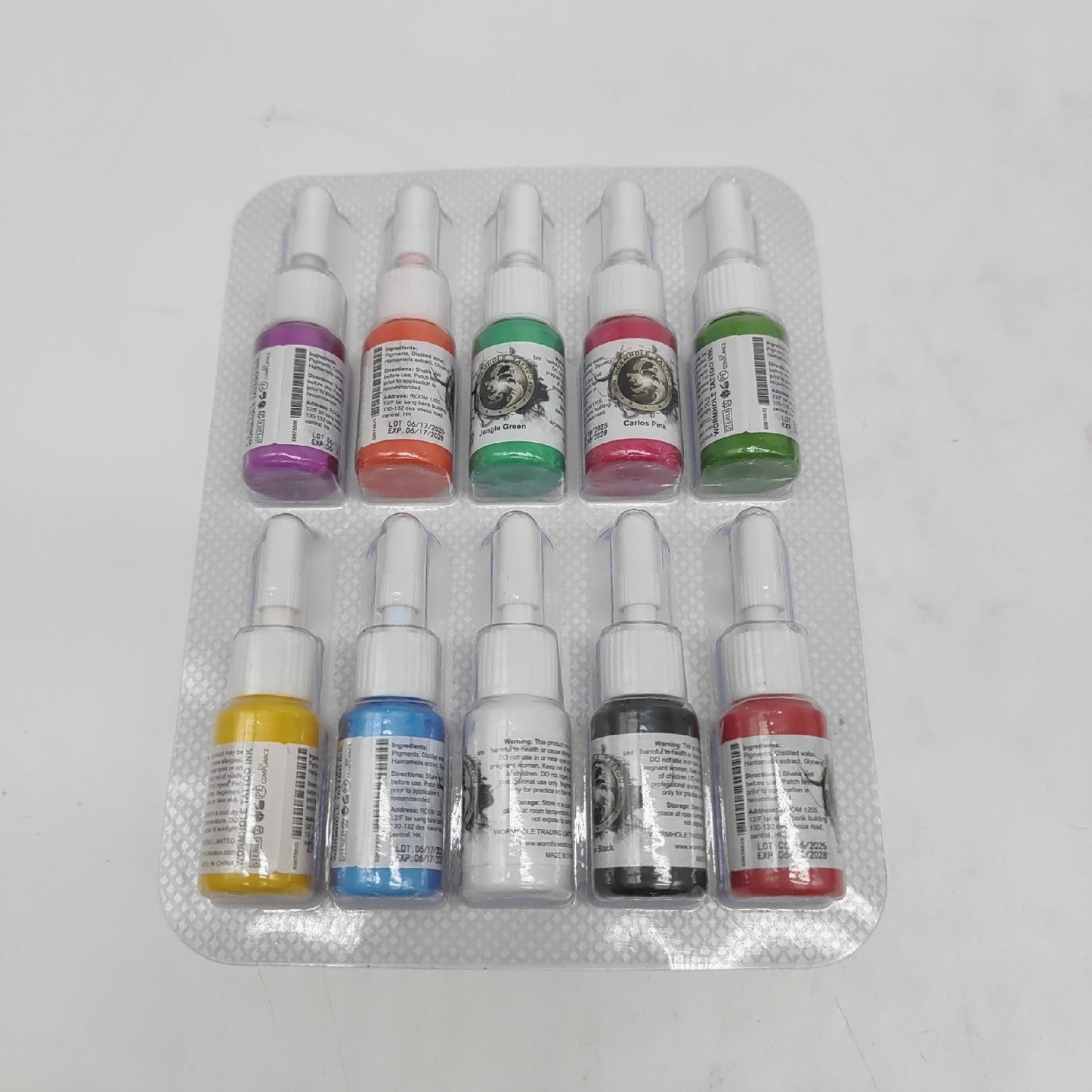 Wormhole Tattoo Kit Tätowierbedarf Tattoozubehör Kabellose Tätowiermaschine