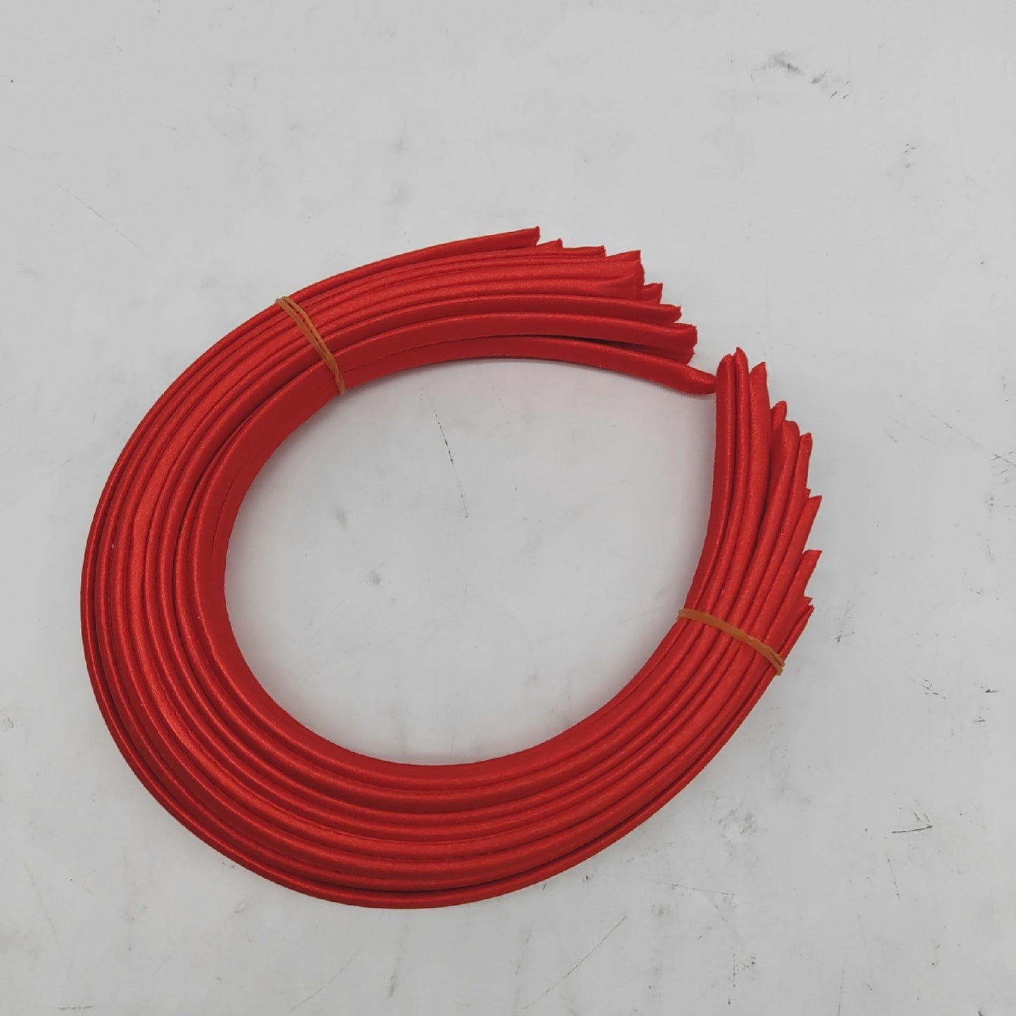 Candygirl Haarband Zubehör Mädchen 10 mm Rot DIY Mode Styling Set 20 Stück