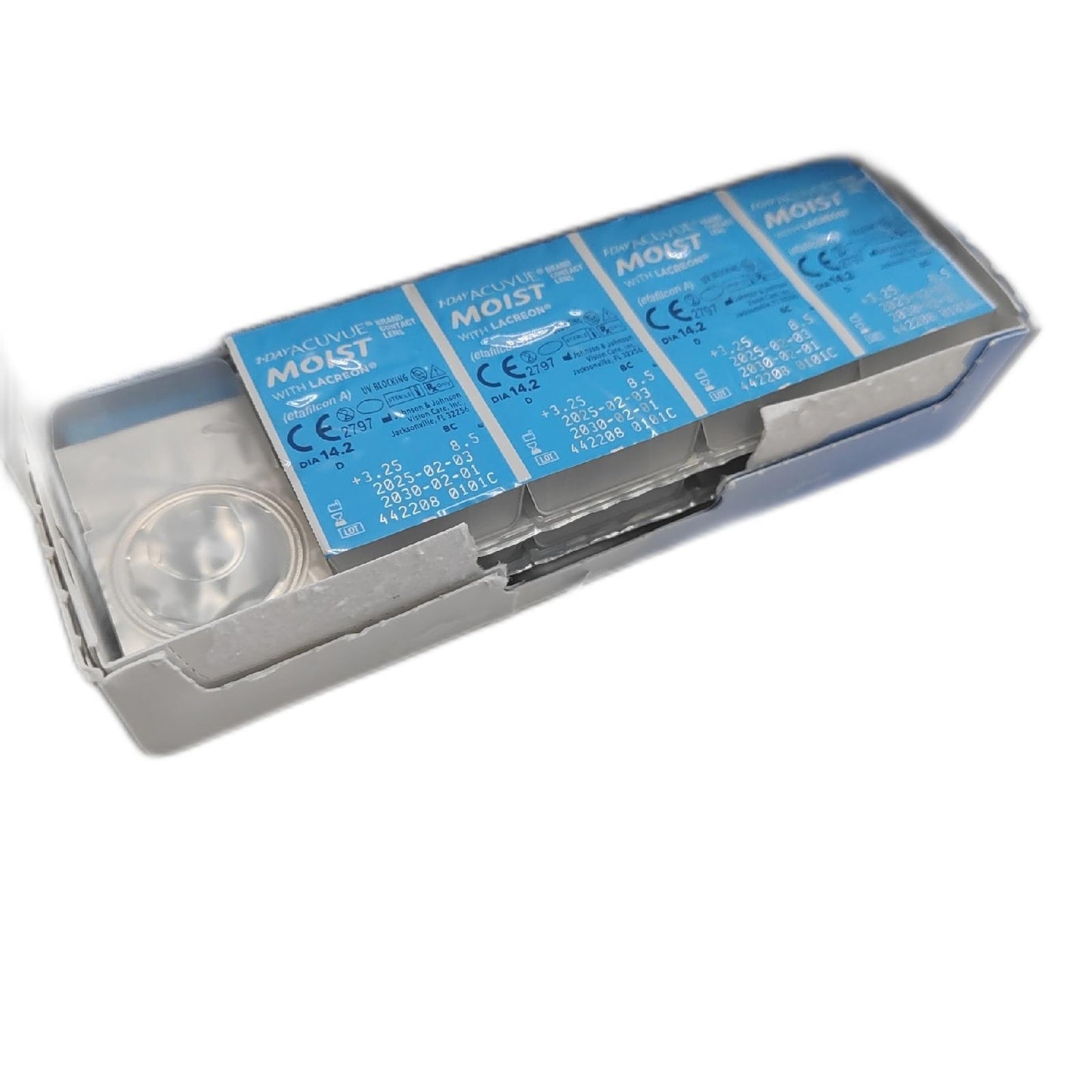 Acuvue 1 Day Acuvue Moist mit LACREON Tageskontaktlinsen