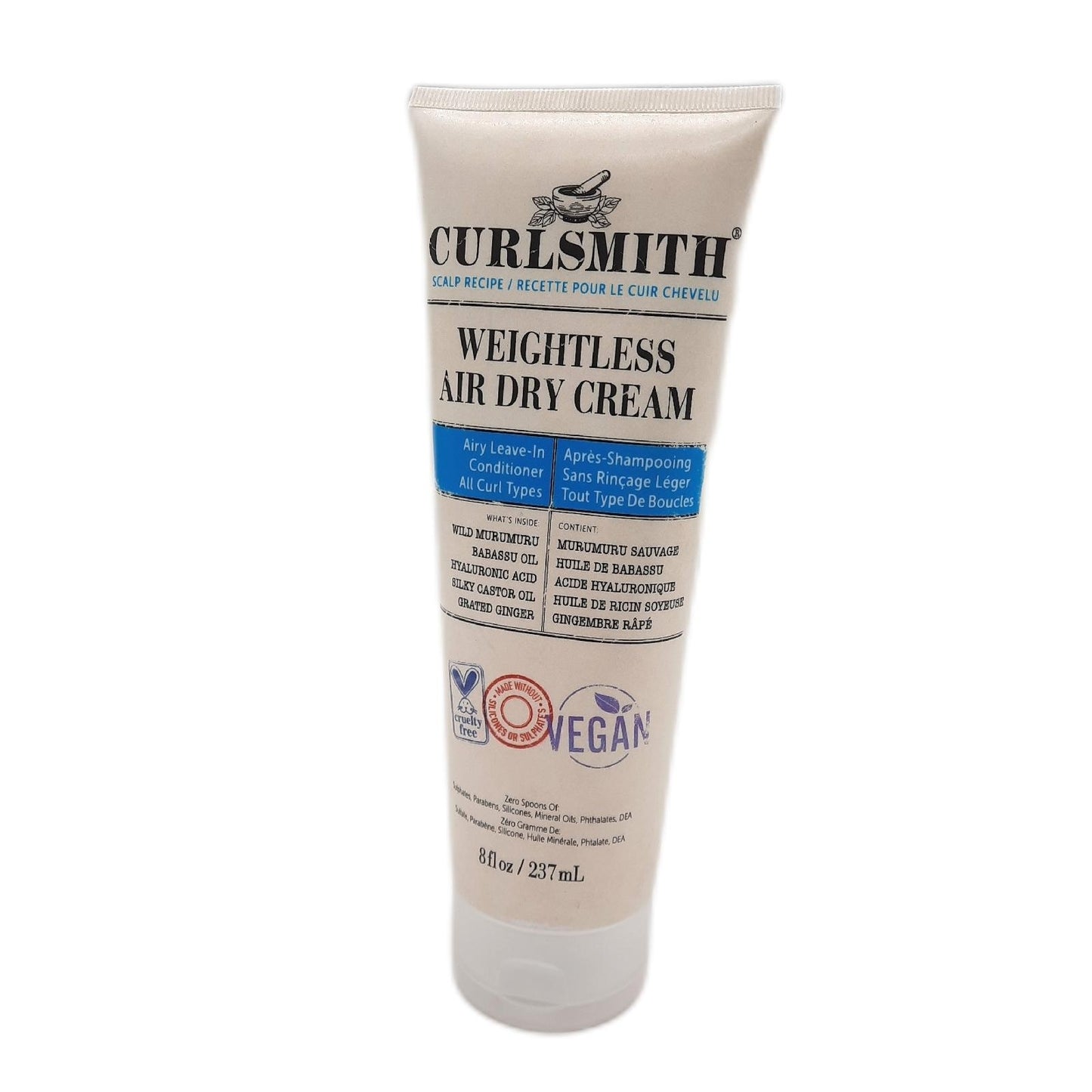 Schwerelose Air Dry Cream Haarpflege Styling Shampoo 237ml Feuchtigkeitspflege für trocken