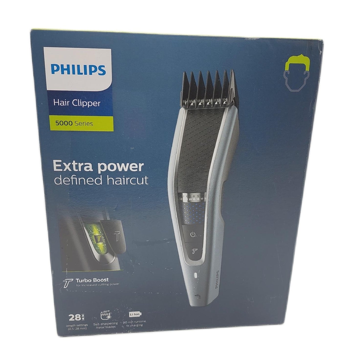 Philips Haarschneider Haarpflege Serie 5000 28 Längeneinstellungen Barttrimmer