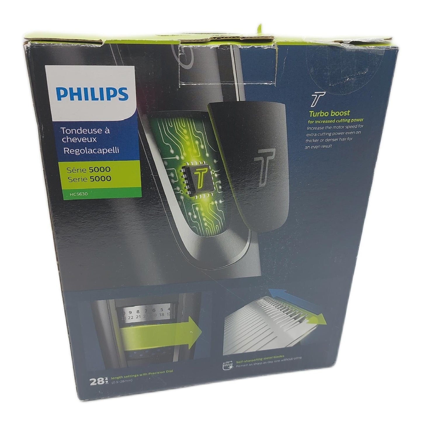 Philips Haarschneider Haarpflege Serie 5000 28 Längeneinstellungen Barttrimmer