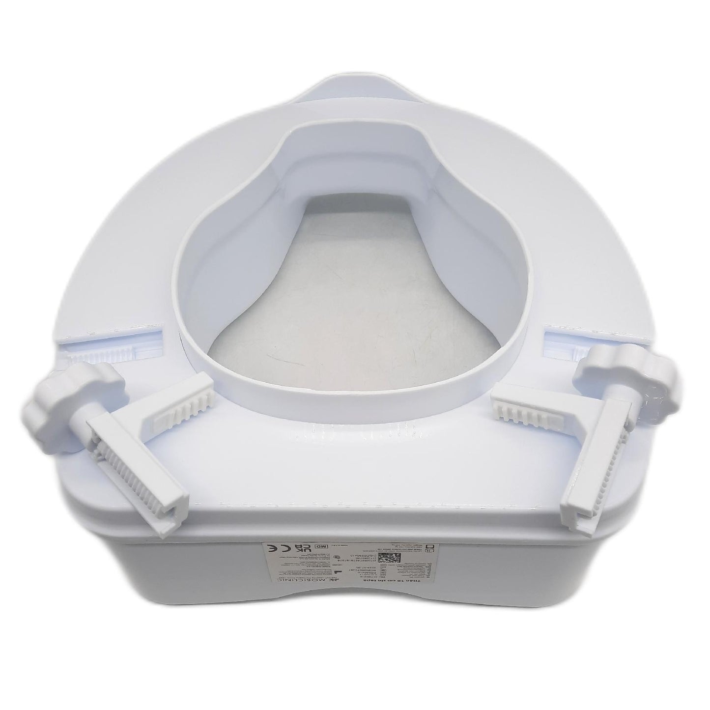 Mobiclinic Toilettensitzerhoehung Hygienehilfe WC Universal Aufsatz Titan 10