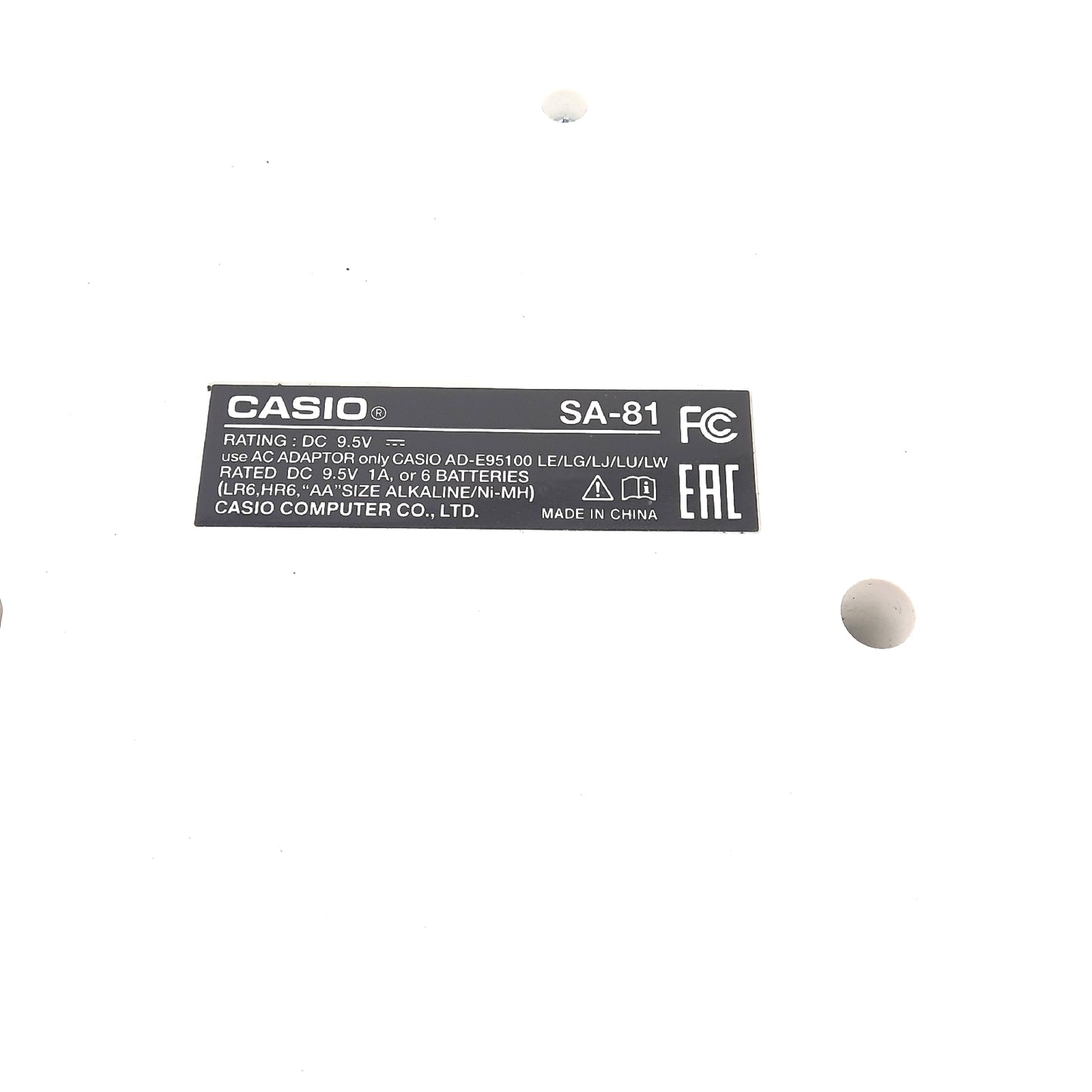 Casio Mini Keyboard Tasteninstrumente SA 81 tragbar kompakt leicht Spielspaß