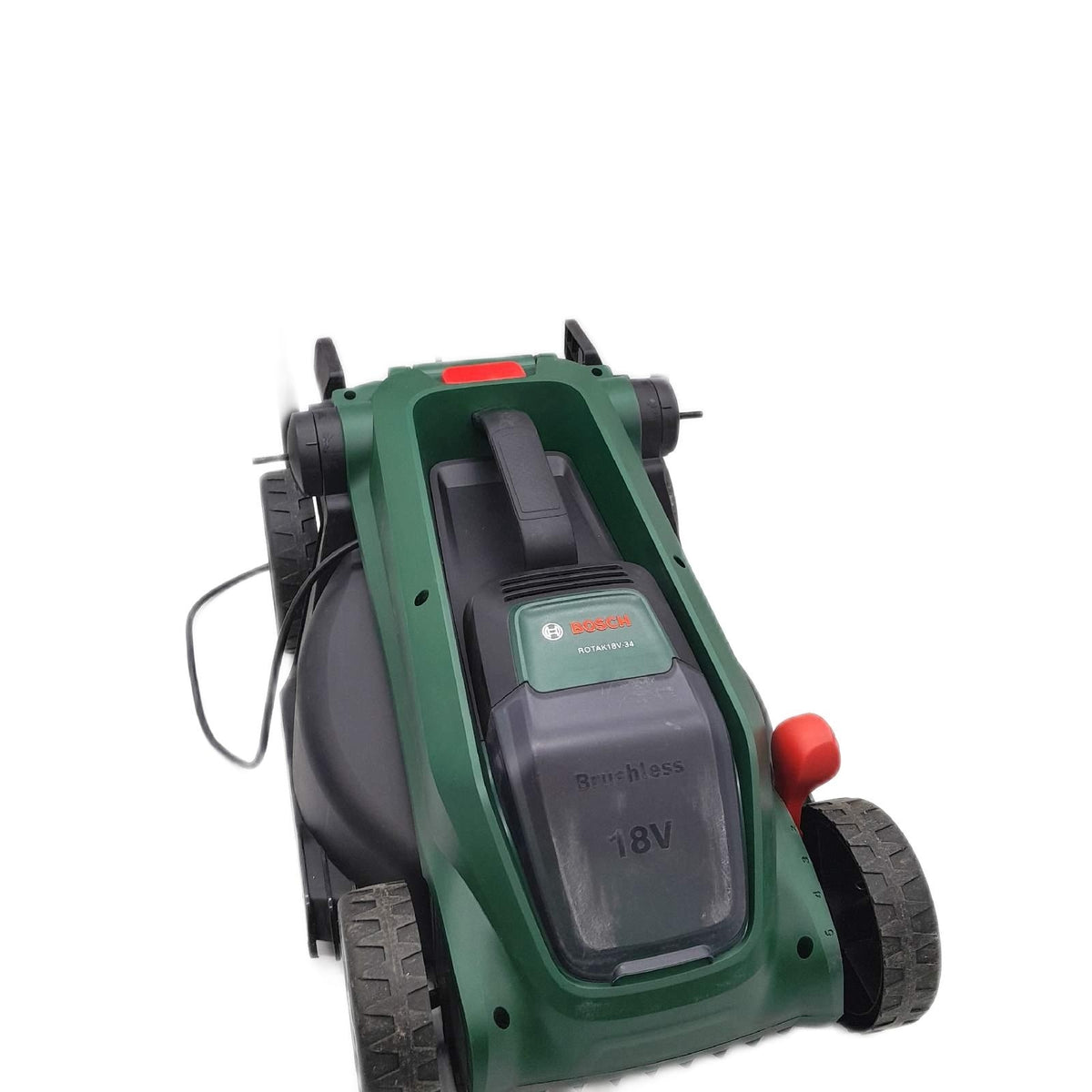 Bosch Akku Rasenmaher Rotak 18V 34 ohne Akku starke Gebrauchsspuren