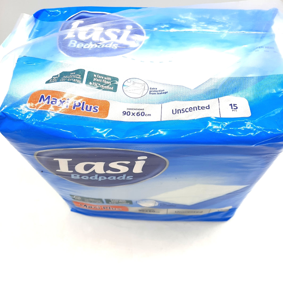 IASI Bettunterlagen Hygieneartikel Maxi Plus Saugfähigkeit Komfortschutz 2x15 Stück für