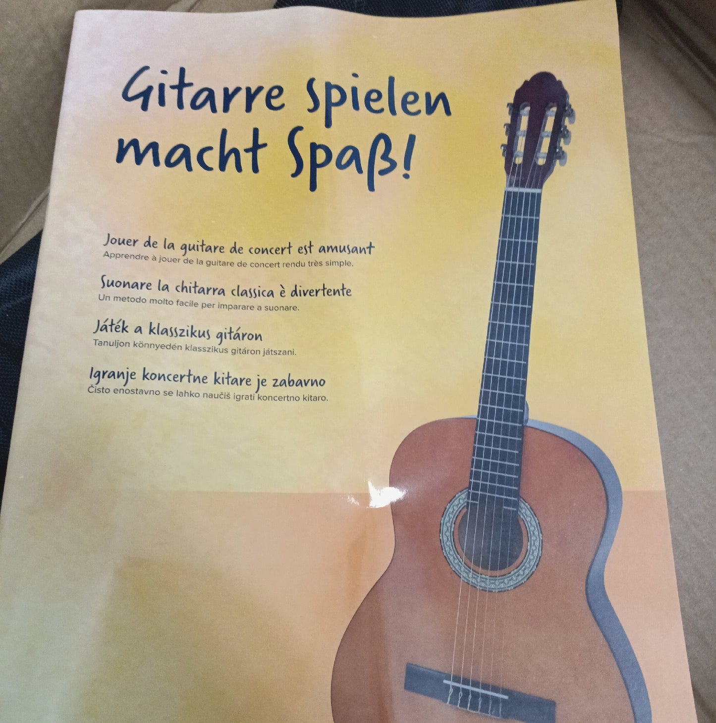 Juan Miguel Navarrez klassische Gitarre Musikinstrument Starter Set 44 Honig Tasche Anfänger