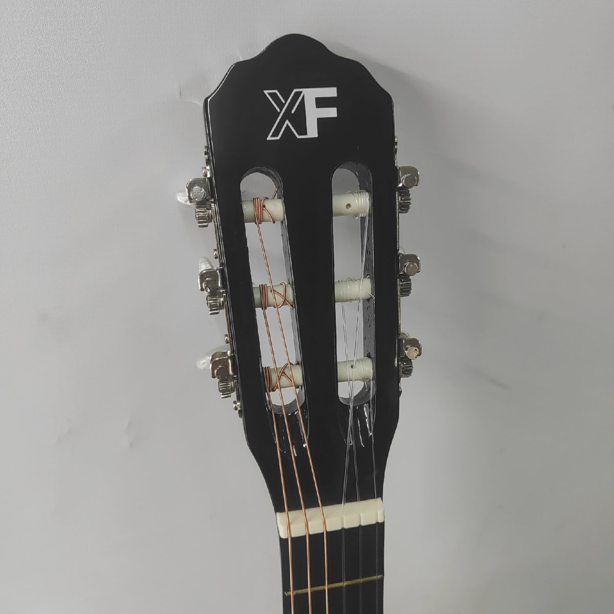 3rd Avenue XF 3/4 Konzertgitarre für Kinder, Nylonsaiten, Schwarz