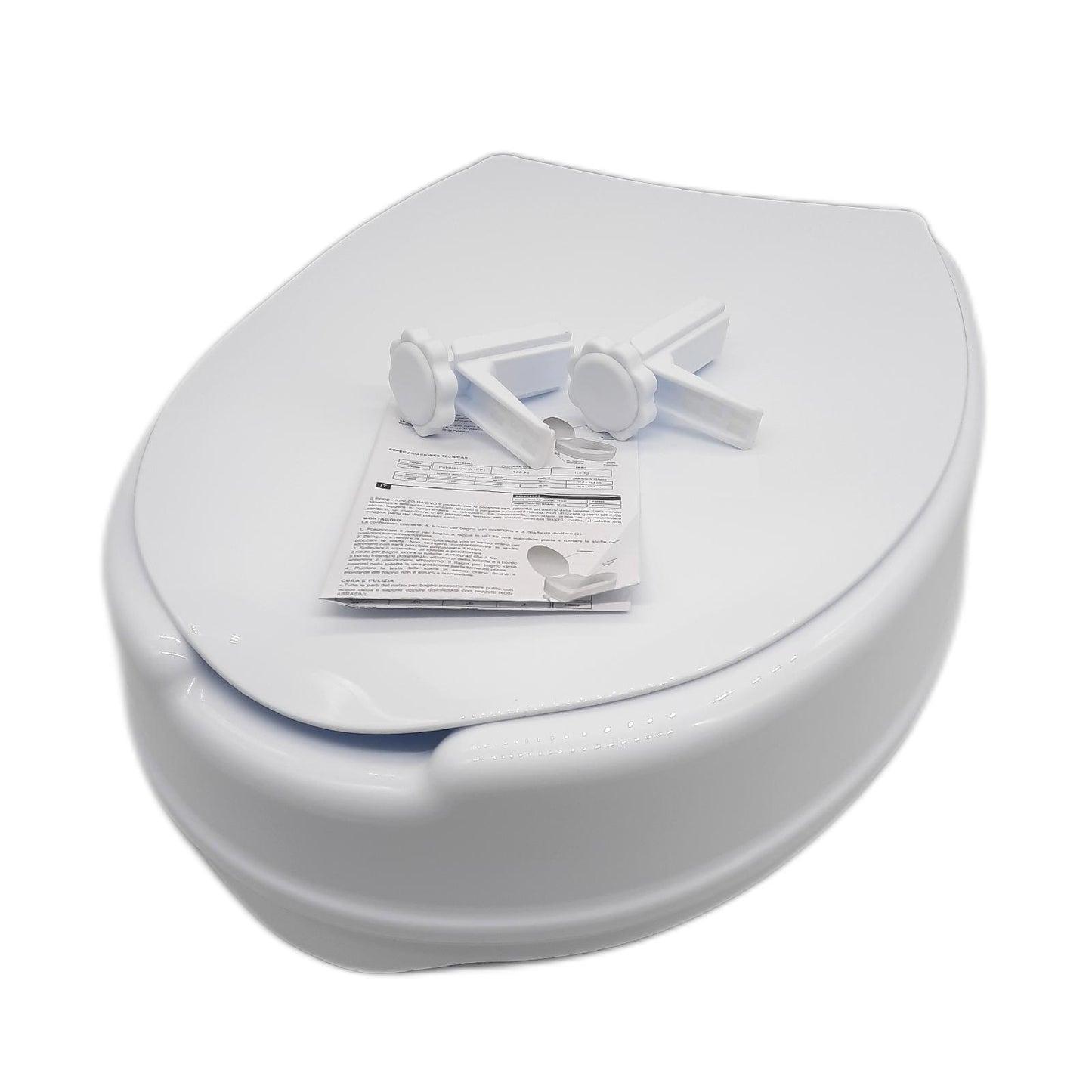 PEPE Toilettensitzerhöhung Deckel 10 cm groß Toilettenaufsatz Senioren WC Daily (27,56)