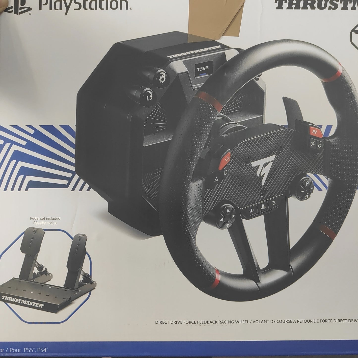 Thrustmaster Rennlenkrad Gaming Zubehör T598 Direct Axial Drive Offiziell für PS