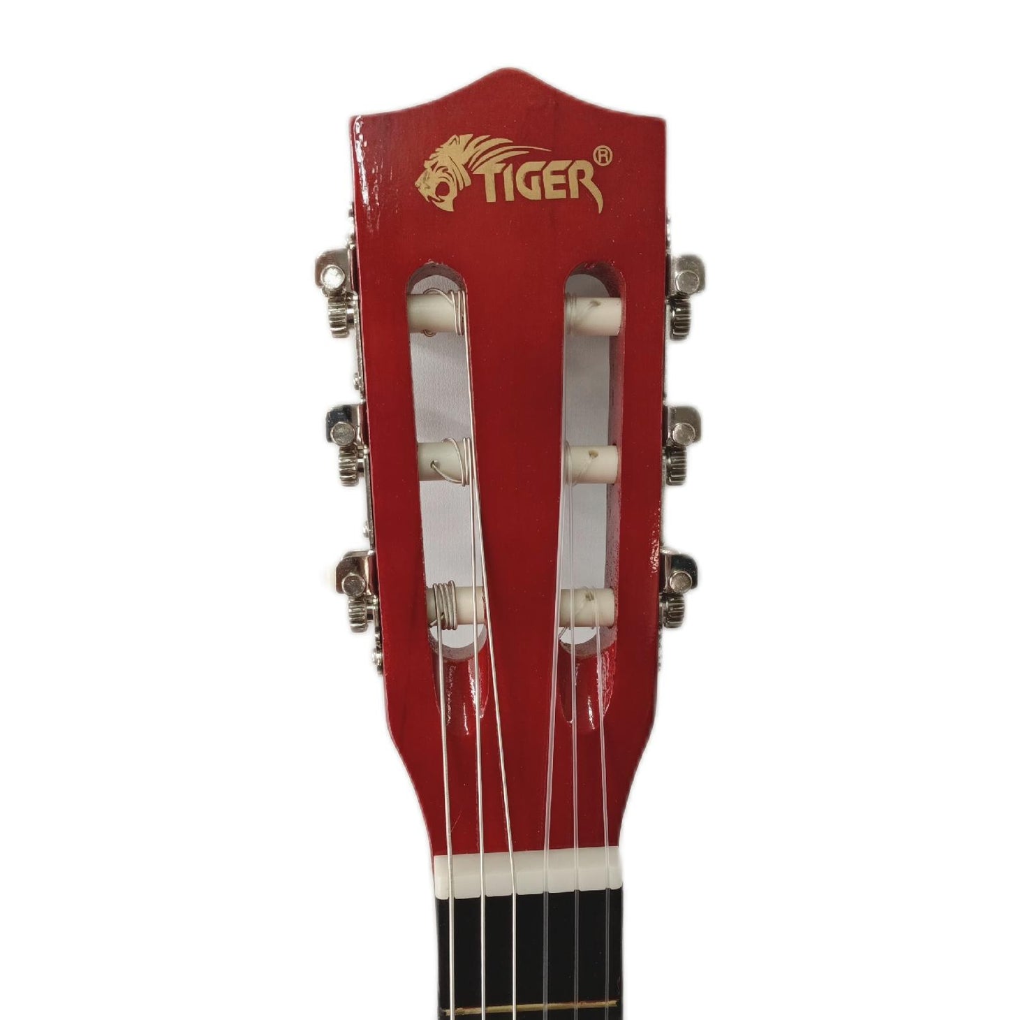Tiger Musikset Gitarre Saiten Klassische Gitarre 34 Rot Stahl Nylon Klang