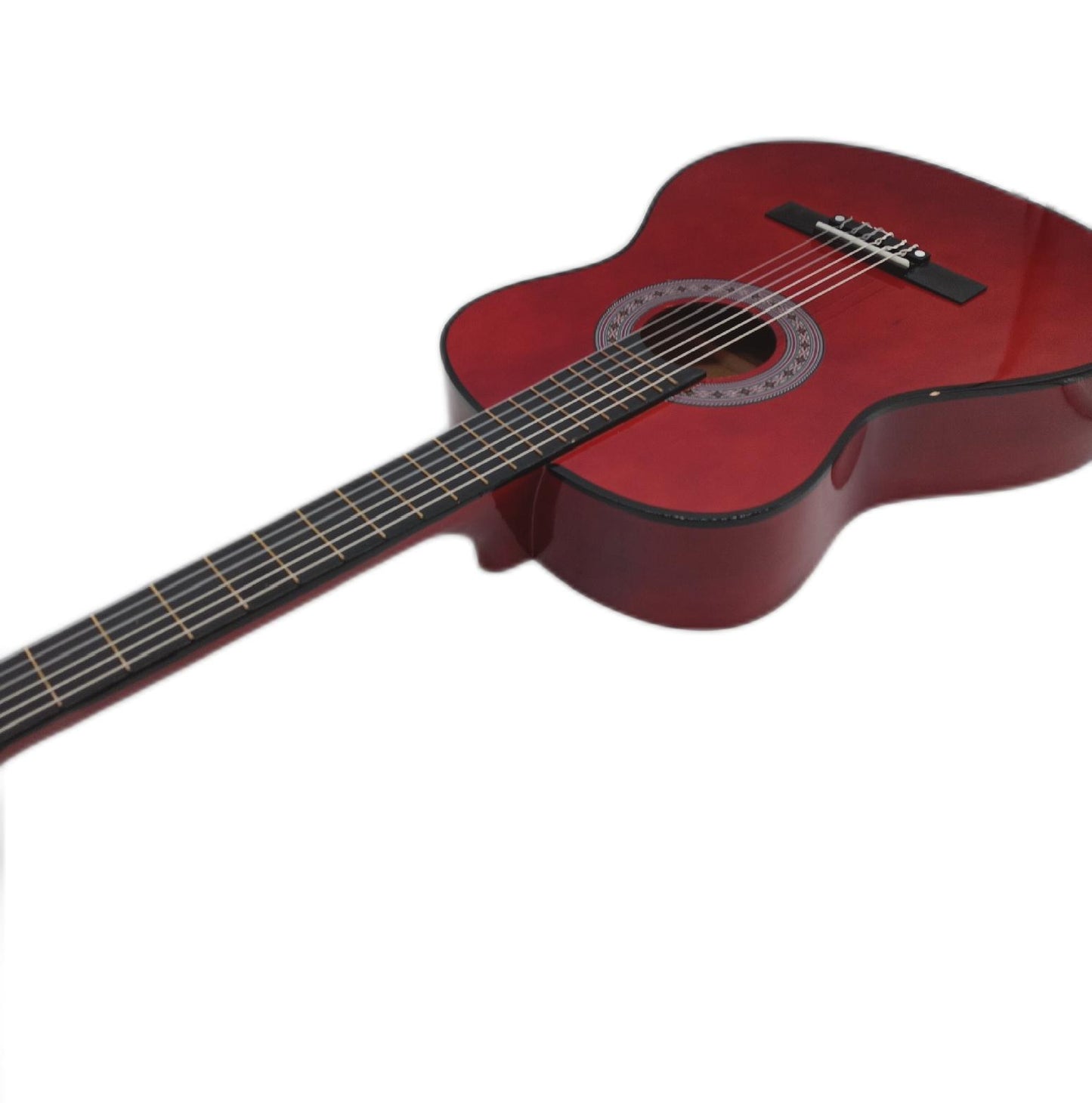 Tiger Musikset Gitarre Saiten Klassische Gitarre 34 Rot Stahl Nylon Klang