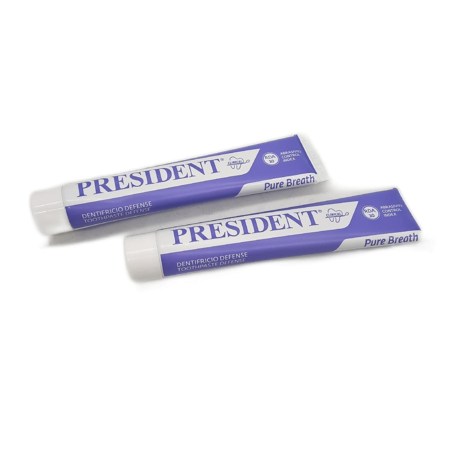 President KIT 2 ZAHNPASTA DEFENSE Antiplaque Antibakteriell Gege - Unvollständig