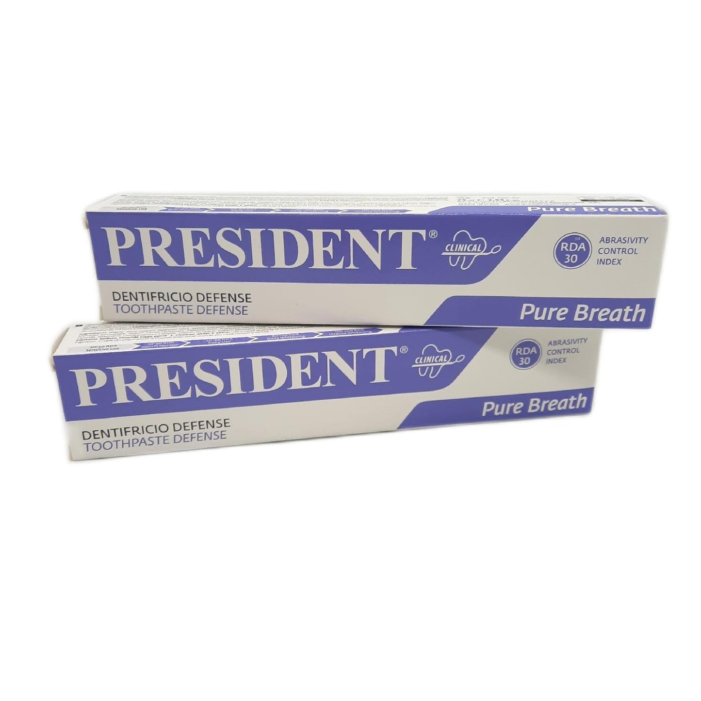 President KIT 2 ZAHNPASTA DEFENSE Antiplaque Antibakteriell Gege - Unvollständig