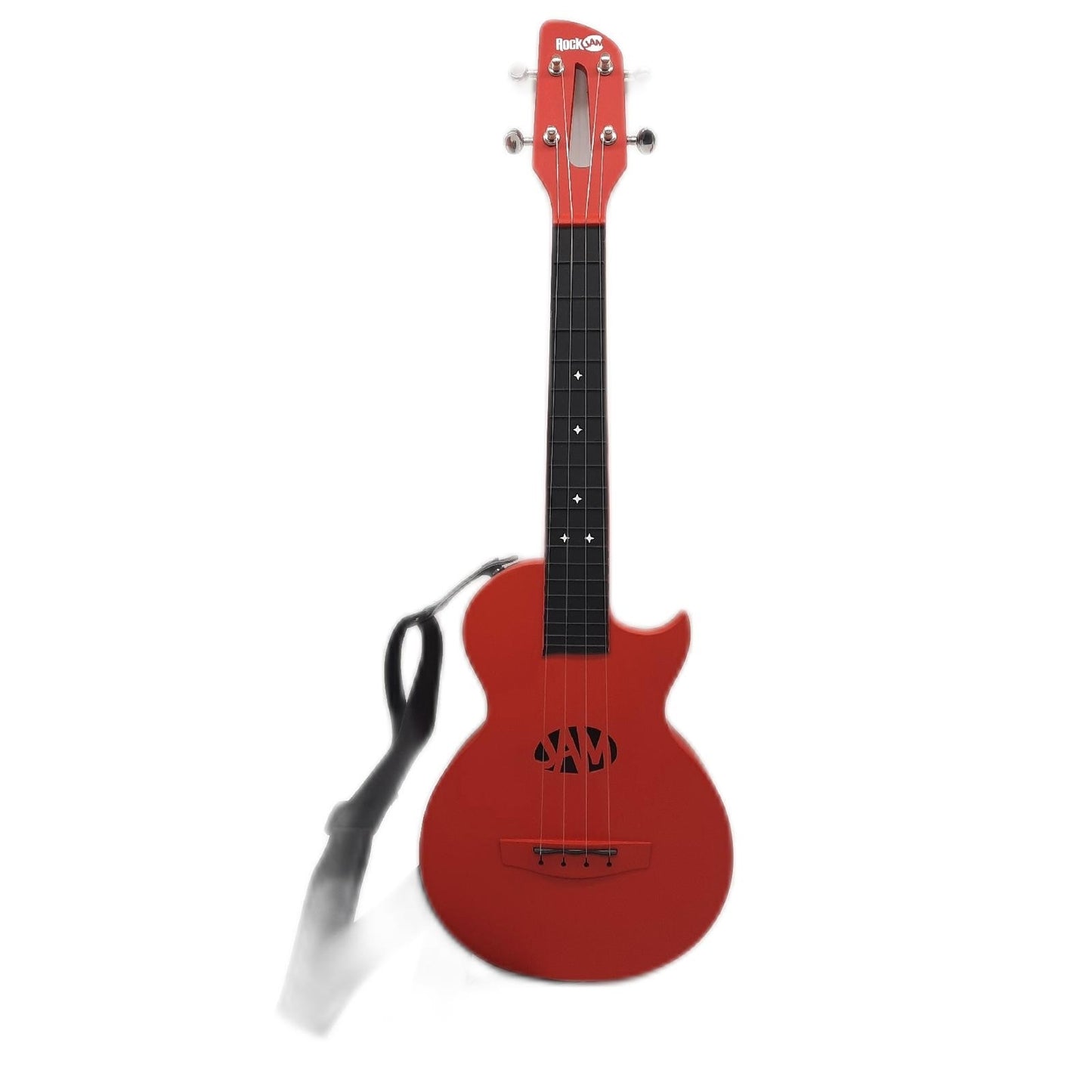 RockJam Kohlefaser Ukulele mit Koffer Gurt  - Unvollständig- ohne Ersatzsaiten