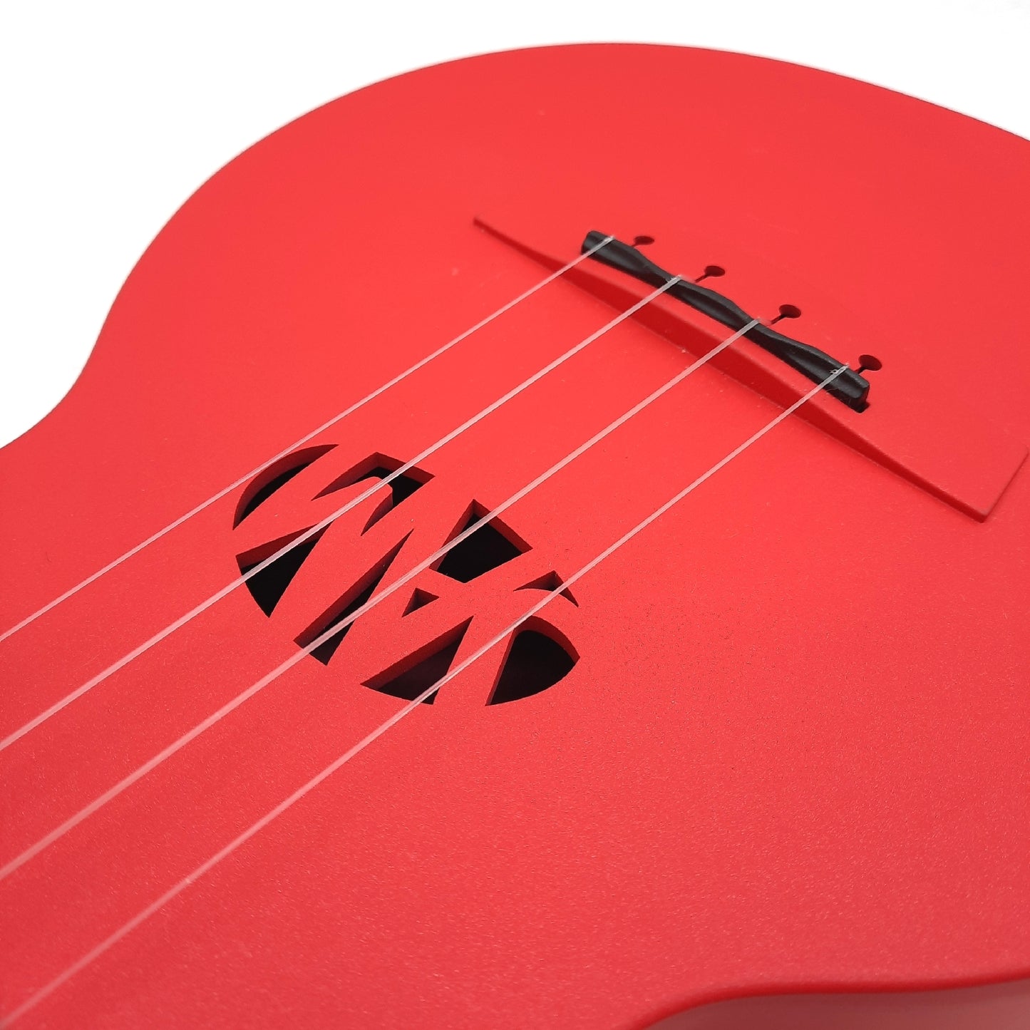 RockJam Kohlefaser Ukulele mit Koffer Gurt  - Unvollständig- ohne Ersatzsaiten