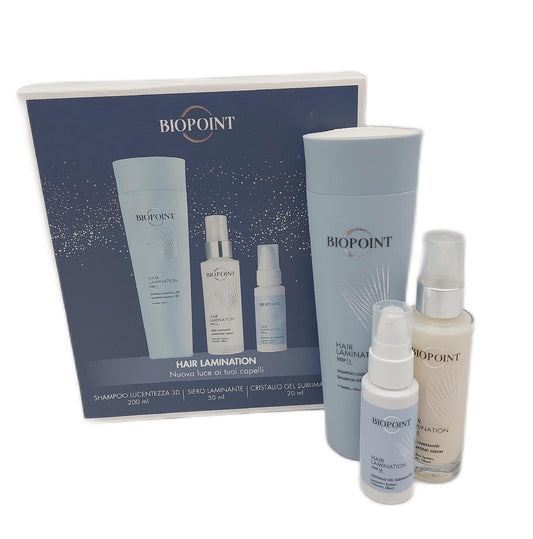 BIOPOINT Hair Lamination Kit Haarlaminierung enthält Glanzshampoo 200
