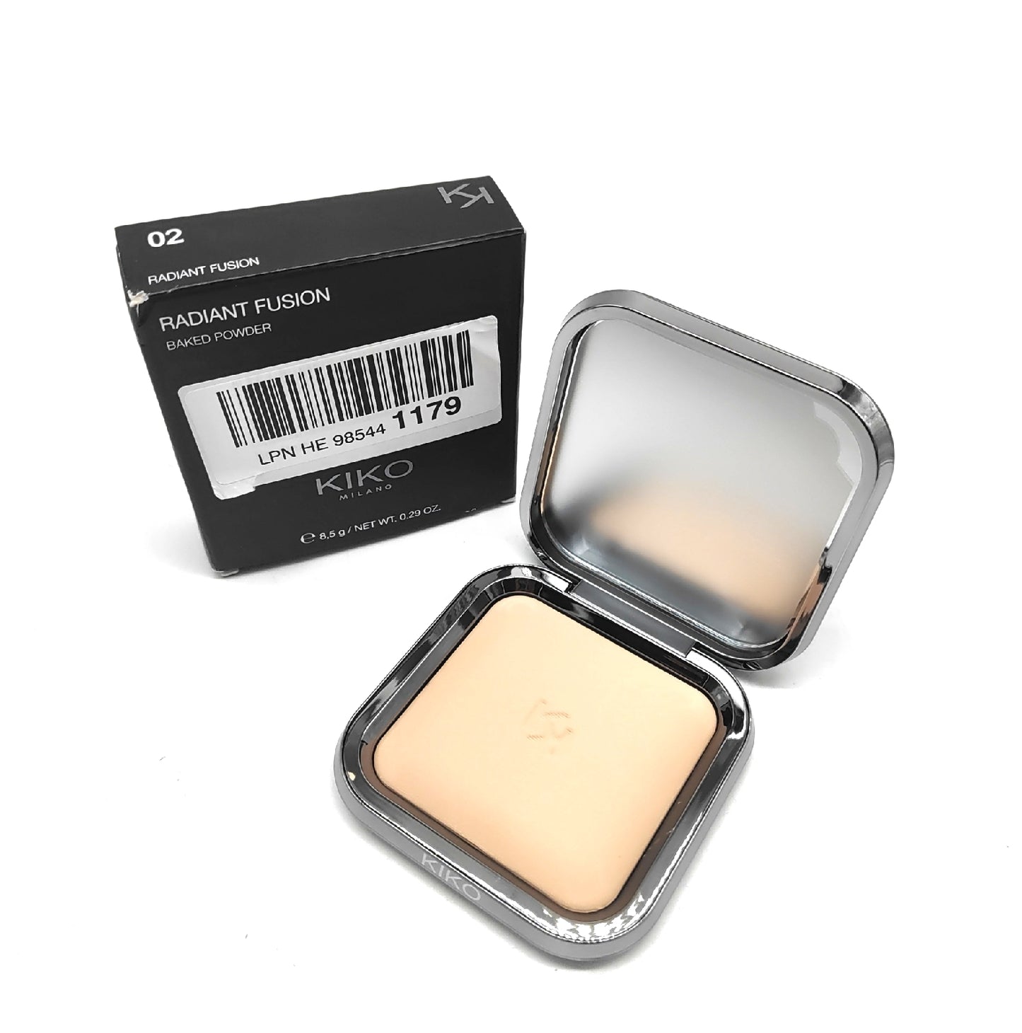 KIKO Milano Puder Gesicht Make up Radiant Fusion Baked Powder 02 Strahlend natürlich