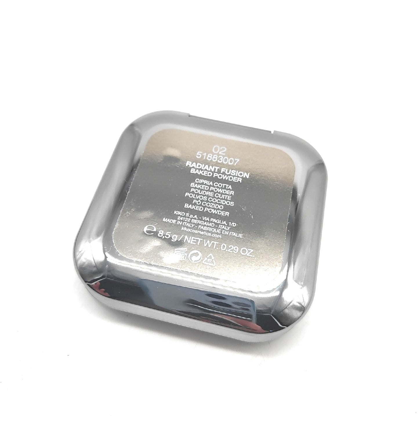 KIKO Milano Puder Gesicht Make up Radiant Fusion Baked Powder 02 Strahlend natürlich