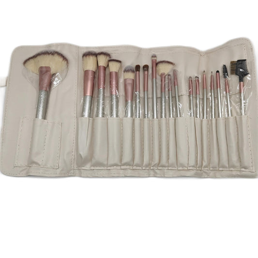 PORTENTUM Make Up Pinsel Kosmetik Set 18 Stück Werkzeuge professionell für Make Up