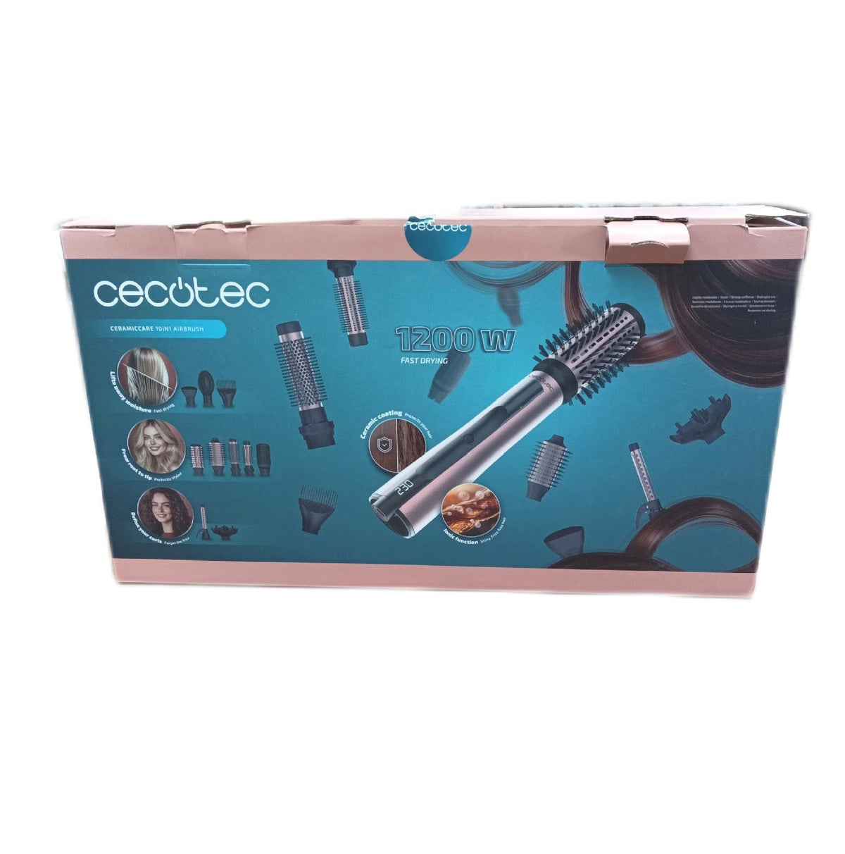 Cecotec Luftbürste Haartrockner CeramicCare 10in1 AirBrush