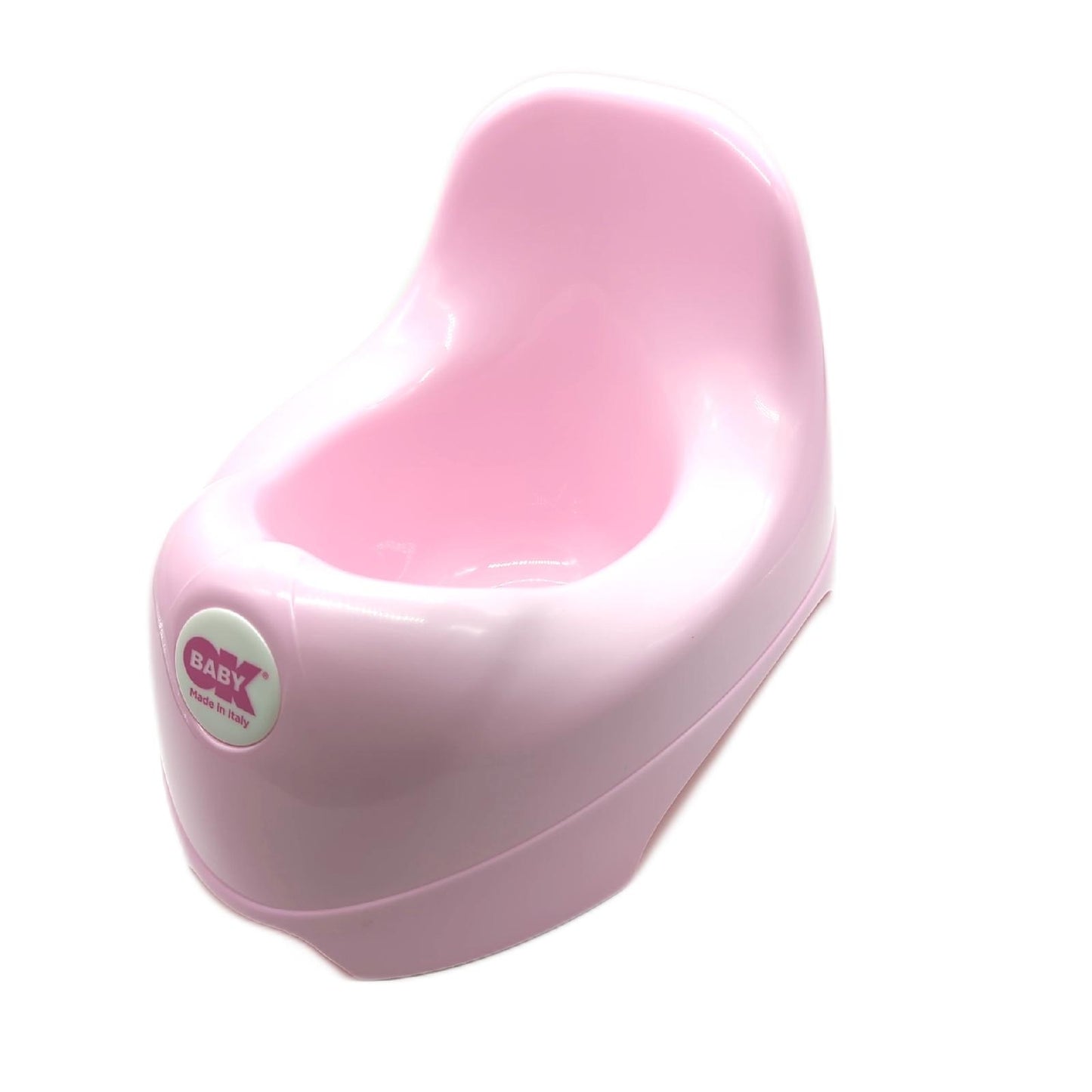OKBABY Babytopf Kinder Badezimmer Relax ergonomischer Sitz hohe Rückenlehne Fuchsia