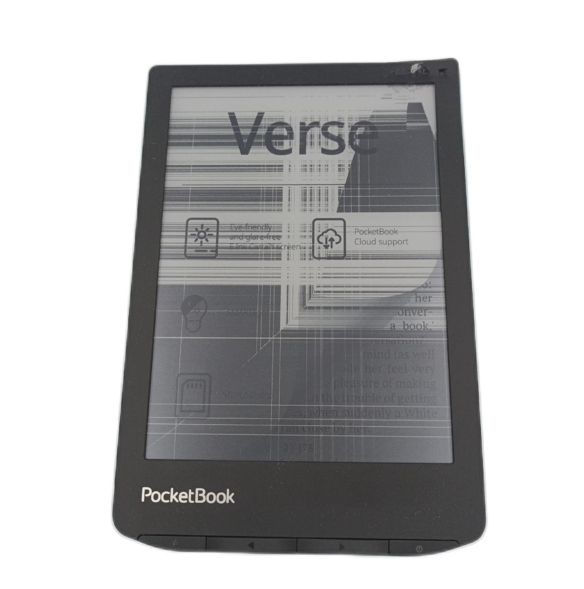 PocketBook Verse 6 Zoll 8 GB Blau Glanzstartseite Defekt Display