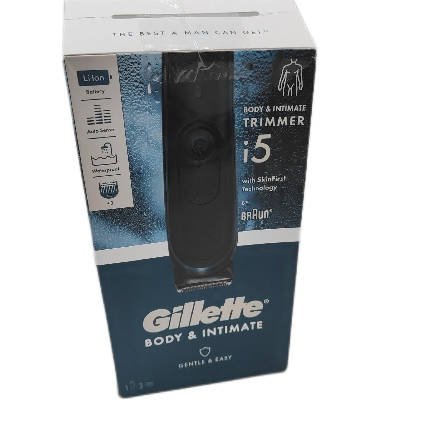 Gillette Trimmer Schamhaartrimmer Körperpflege i5 Intim Bartpflege wasserdicht