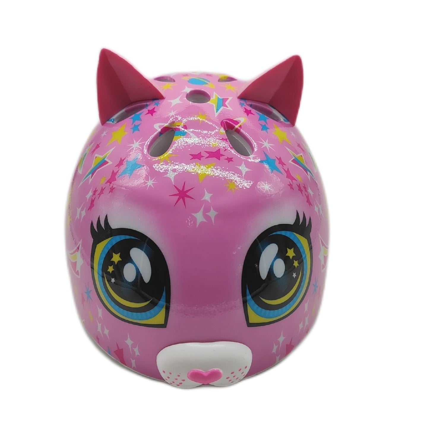 Raskullz Fahrradhelm Kinderhelme Tdlr Astro Cat Pink Kinder Sicherheit verstellbar 48 bis 52 cm