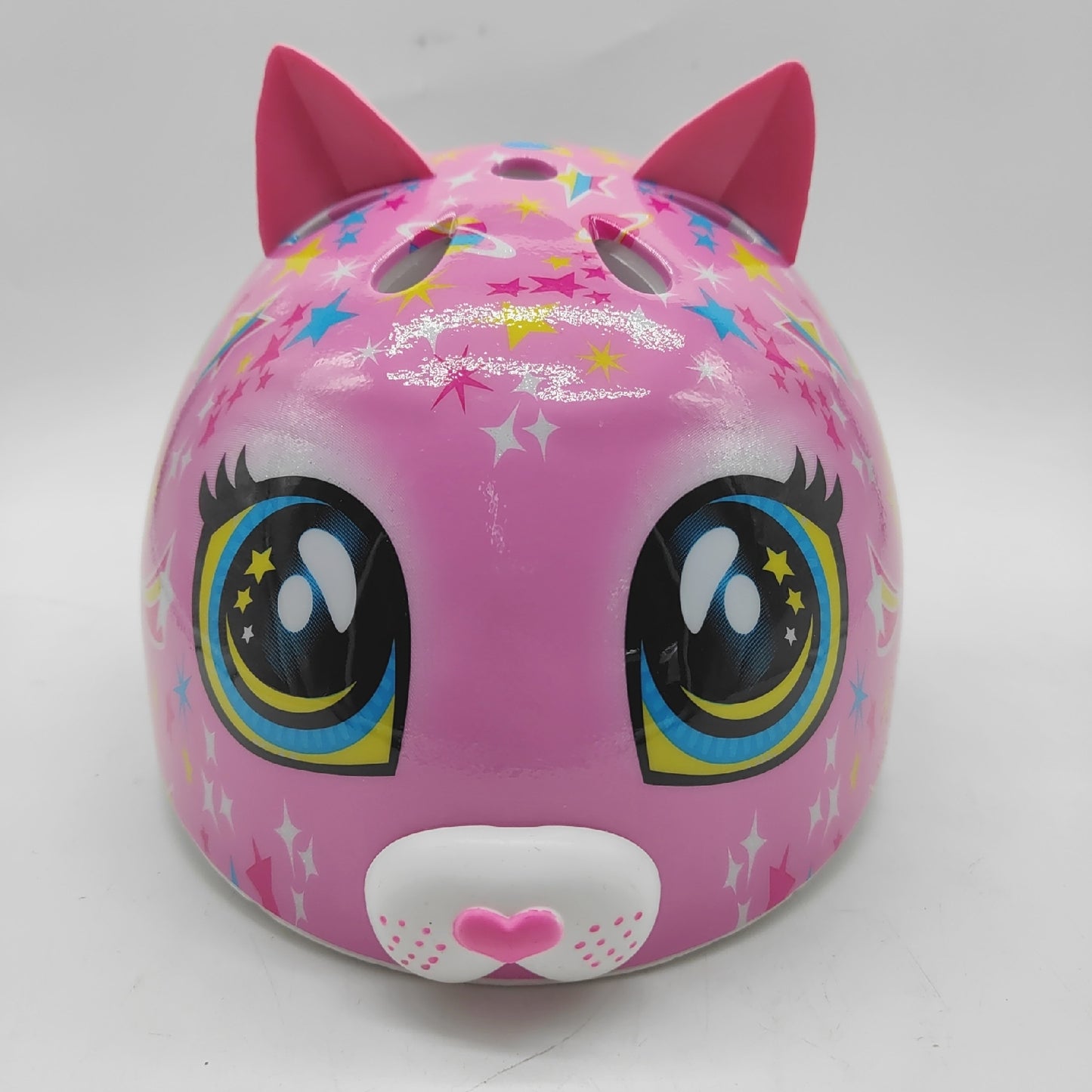 Raskullz Fahrradhelm Kinderhelme Tdlr Astro Cat Pink Kinder Sicherheit verstellbar 48 bis 52 cm