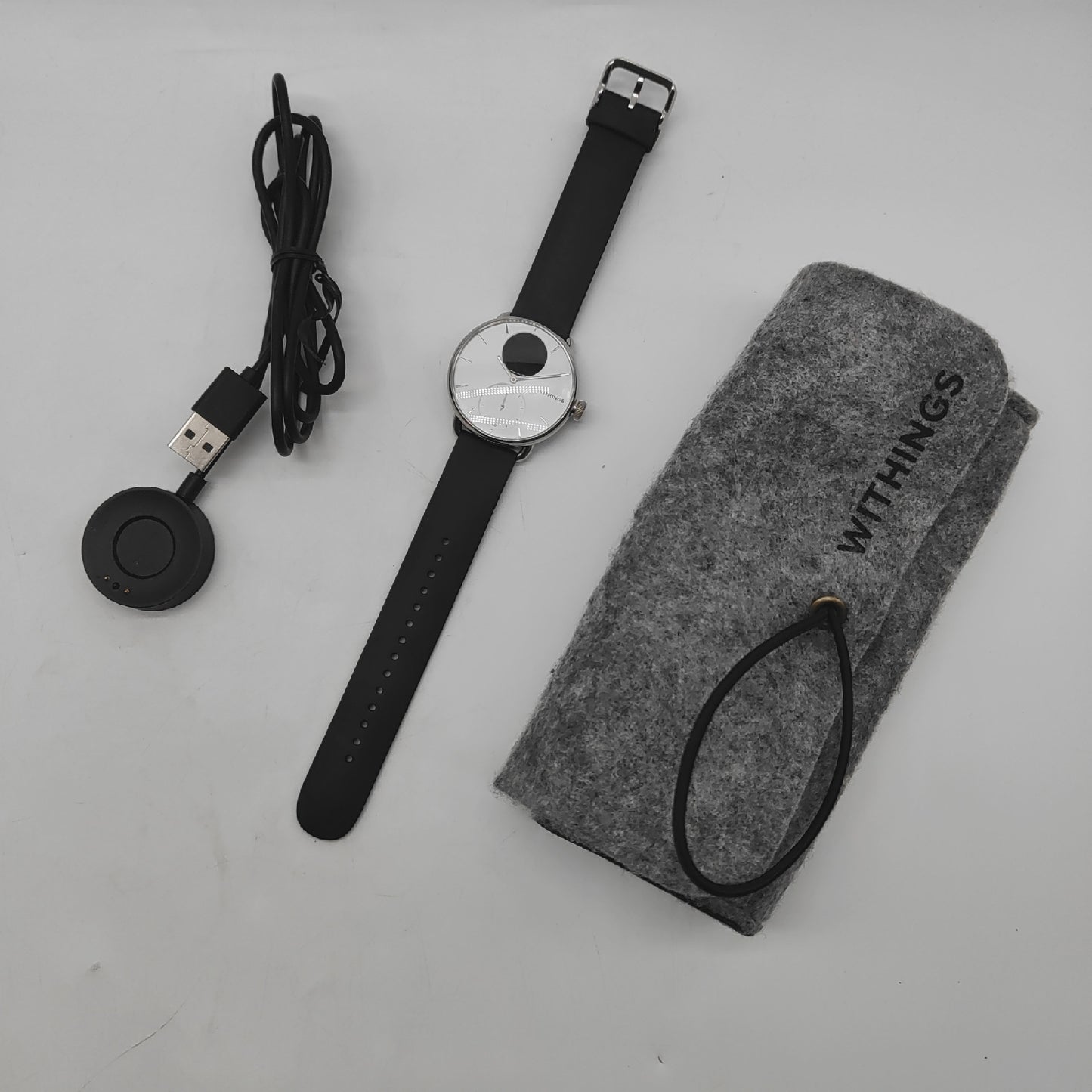 Withings Scanwatch Hybrid-Smartwatch mit EKG Herzfrequenz SPO2 und Sc - Defekt