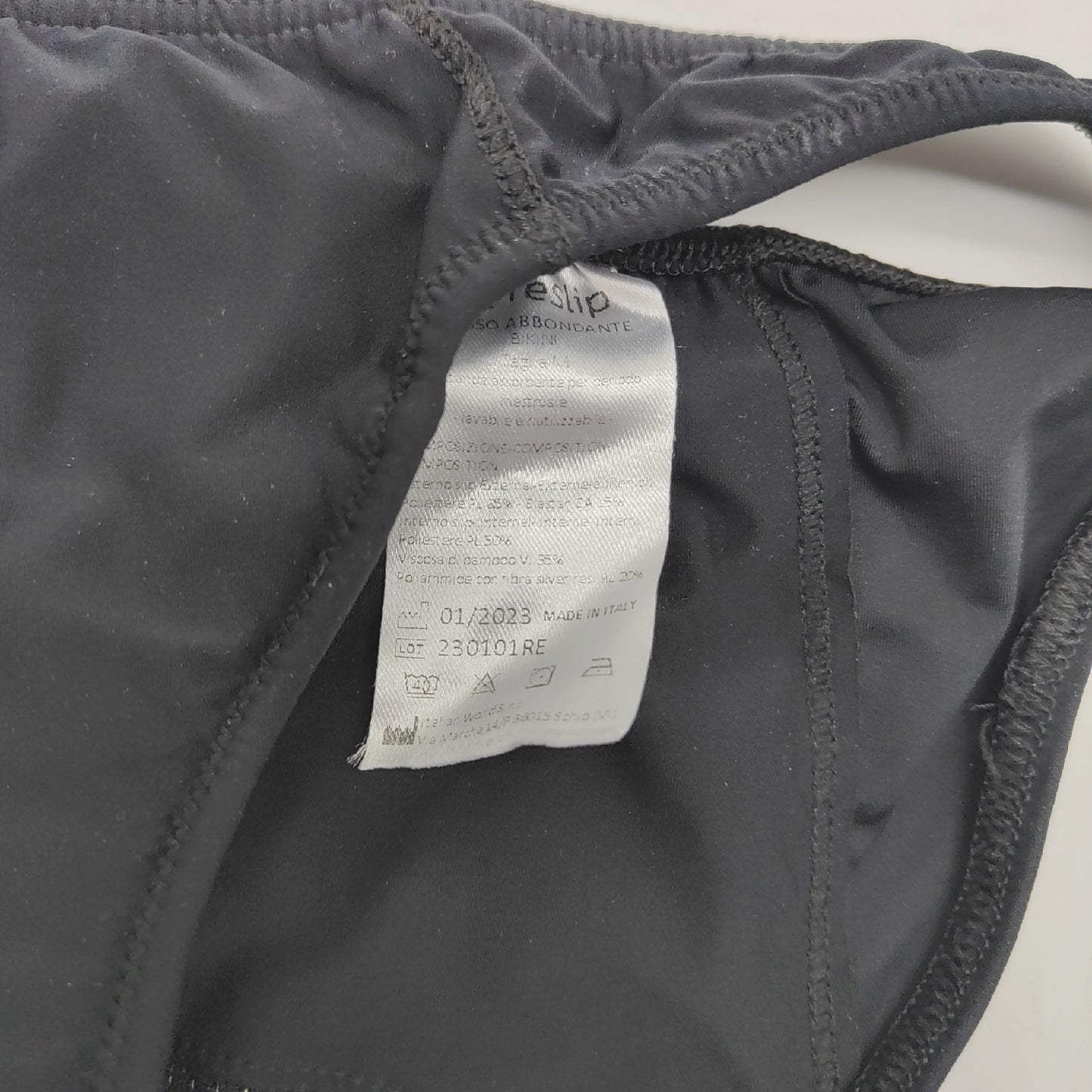Reslip Menstruationshose Damen Bekleidung Bikini Stil Schwarz Komfort Sicherheit Schutz